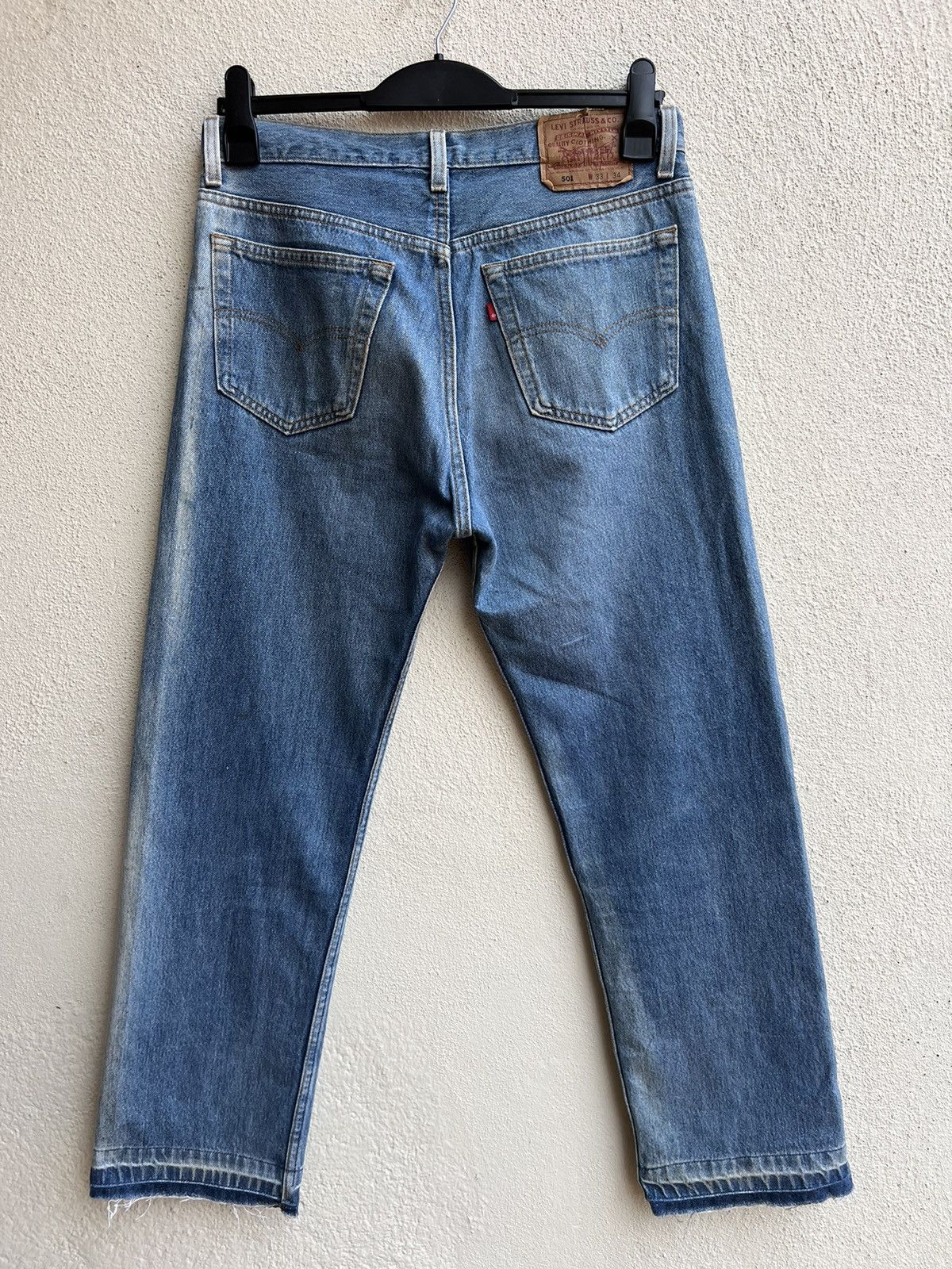 Levi's Vintage 1994 Levi’s 501 Sun Faded Denim Jeans Size US 32 / EU 48 - 12 Thumbnail
