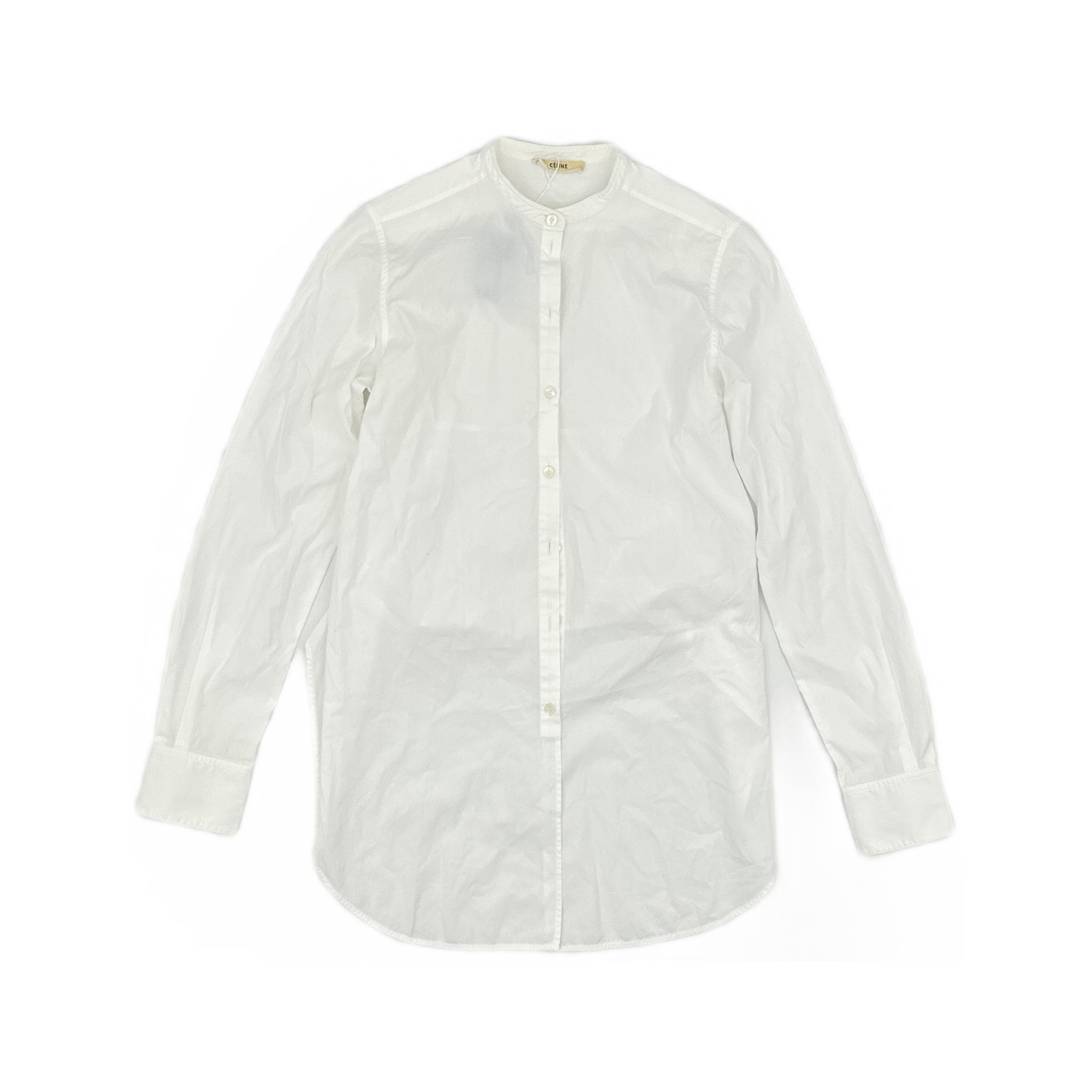 Celine Celine Cotton Button Up Shirt Size 34 Size XS / US 0-2 / IT 36-38 - 1 Thumbnail