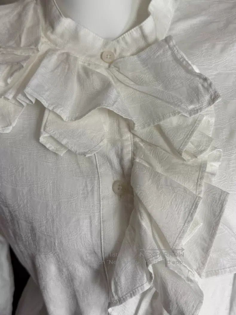 Vivienne Westwood Vivienne Westwood Full Star Planet Logo Peter Pan Collar S Size L / US 10 / IT 46 - 7 Thumbnail