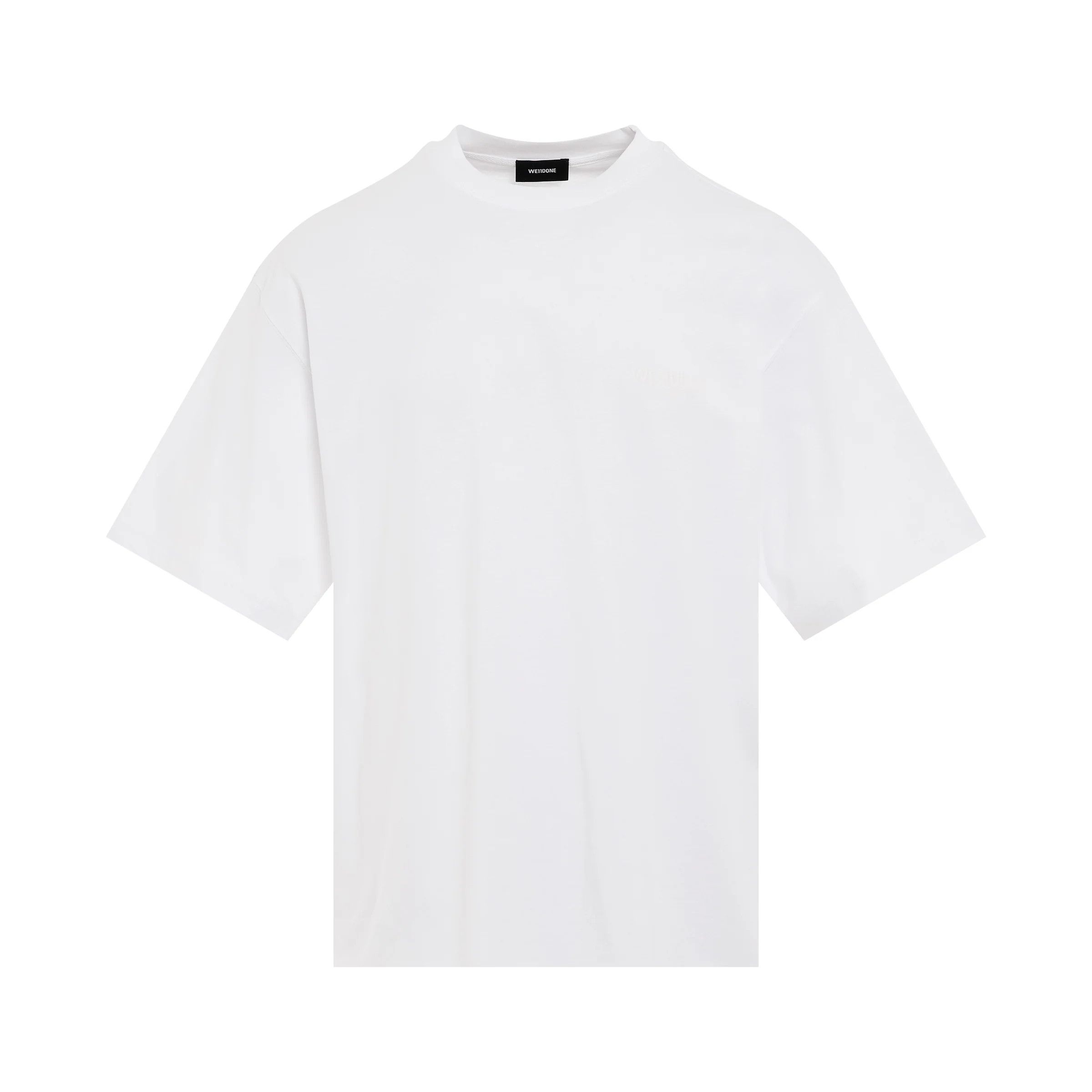 WE11DONE o1mris0824 T-Shirt in White Size US XS / EU 42 / 0 - 1 Thumbnail