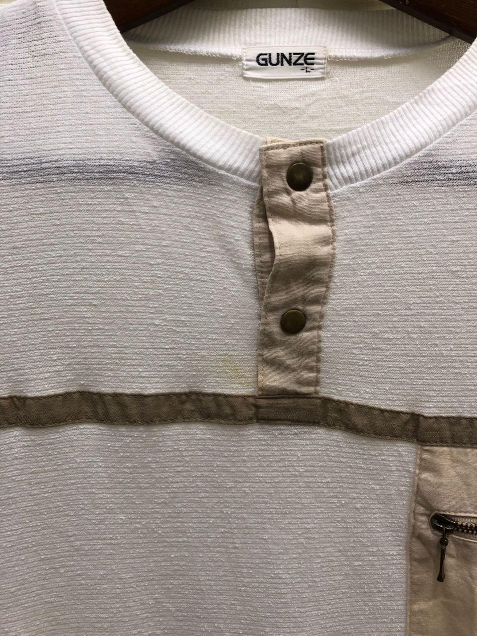 Vintage vintage Gunze shirt japan streetwear Size US L / EU 52-54 / 3 - 2 Thumbnail