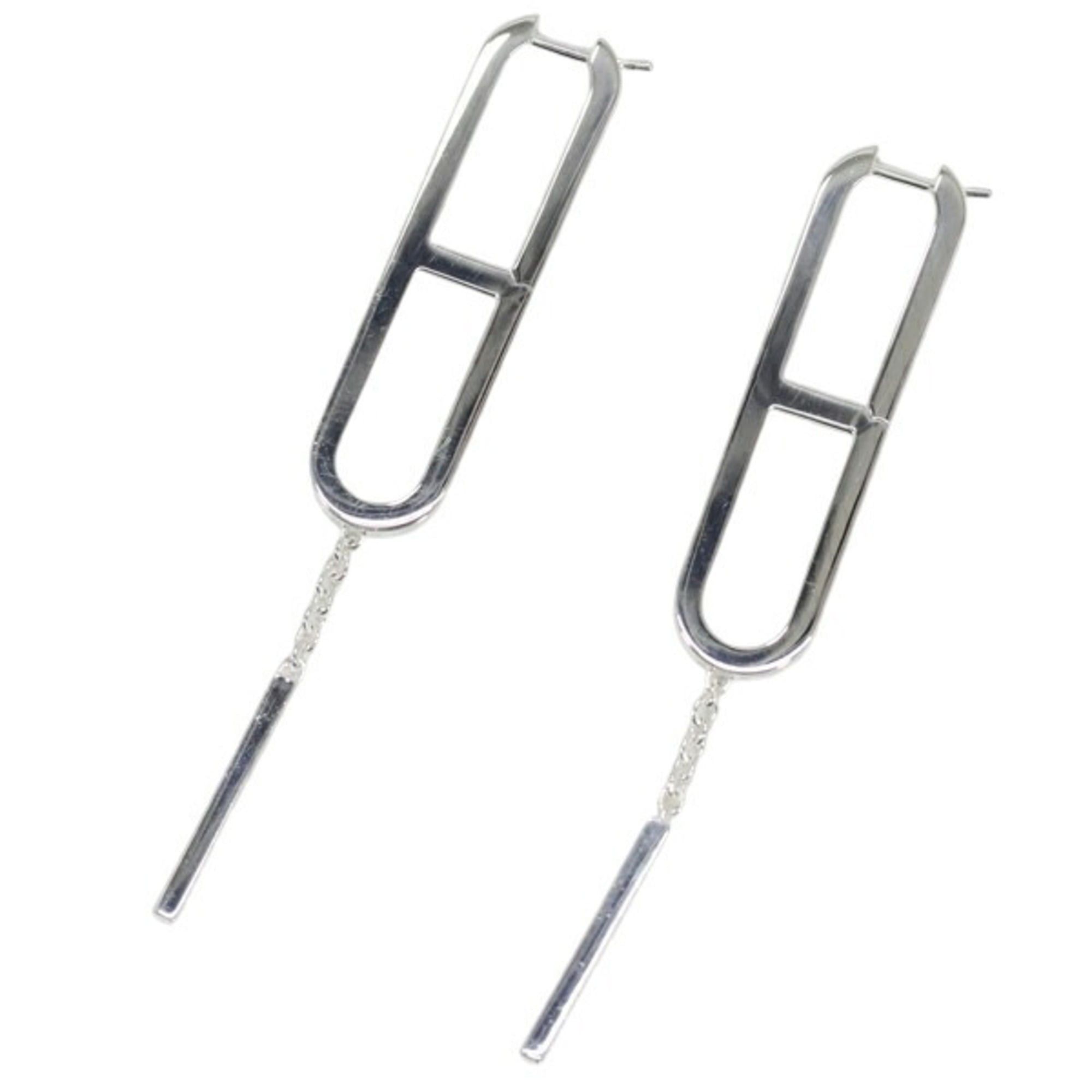 Hermes HERMES Ever Chaine d'Ancre Earrings for Women, Ag925, MO1036 Size ONE SIZE - 1 Thumbnail