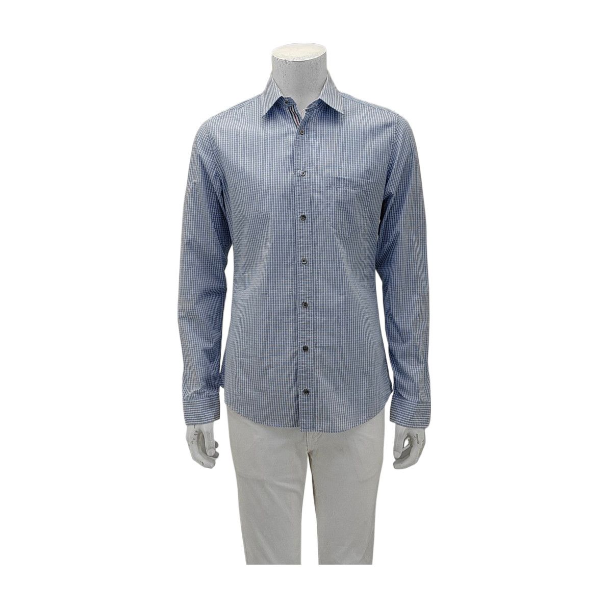 Gucci Gucci Checked Cotton Shirt Size 40 Size US XXS / EU 40 - 1 Thumbnail