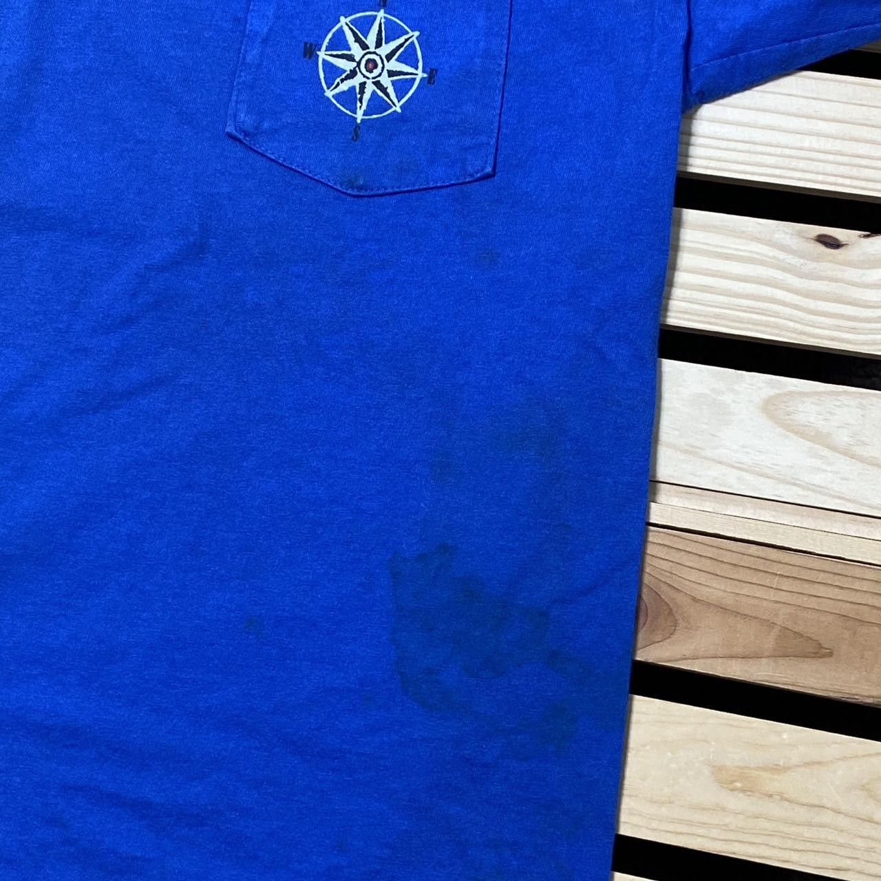 Other Vintage "Make the Run" Blue Ski Pocket Tee Size XL Size US XL / EU 56 / 4 - 4 Thumbnail
