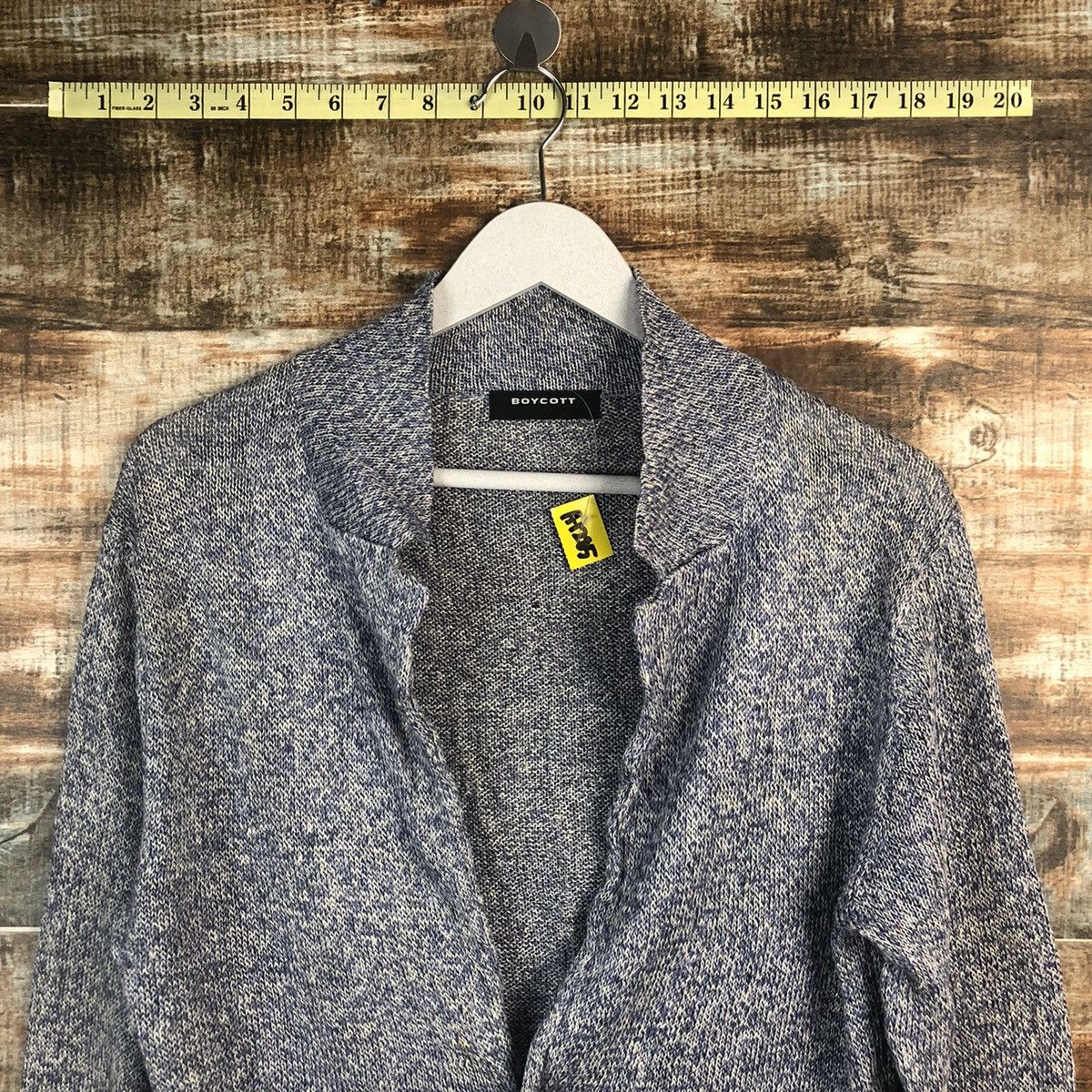 Boycott × Homespun Knitwear BoyCott Blue Cardigan Knitwear #A1285 Size M / US 6-8 / IT 42-44 - 4 Thumbnail