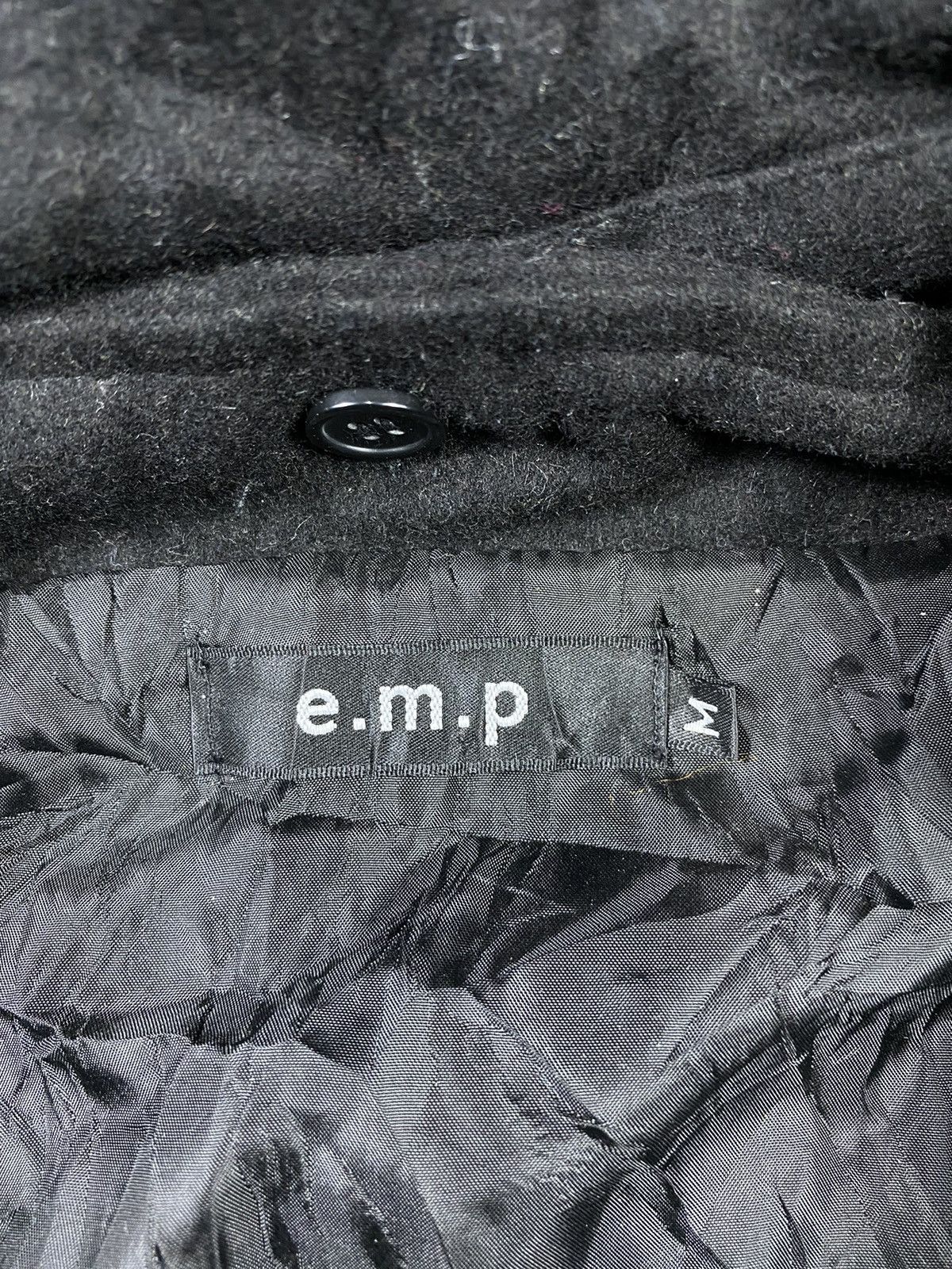 Japanese Brand e.m.p wool Duffle Jacket black Size US M / EU 48-50 / 2 - 8 Thumbnail