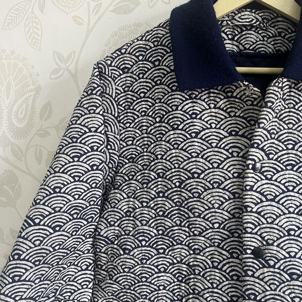 Beauty Beast × Japanese Brand × Vintage Steals Quilted Sashiko Japan Sweater Winter Size US L / EU 52-54 / 3 - 4 Thumbnail