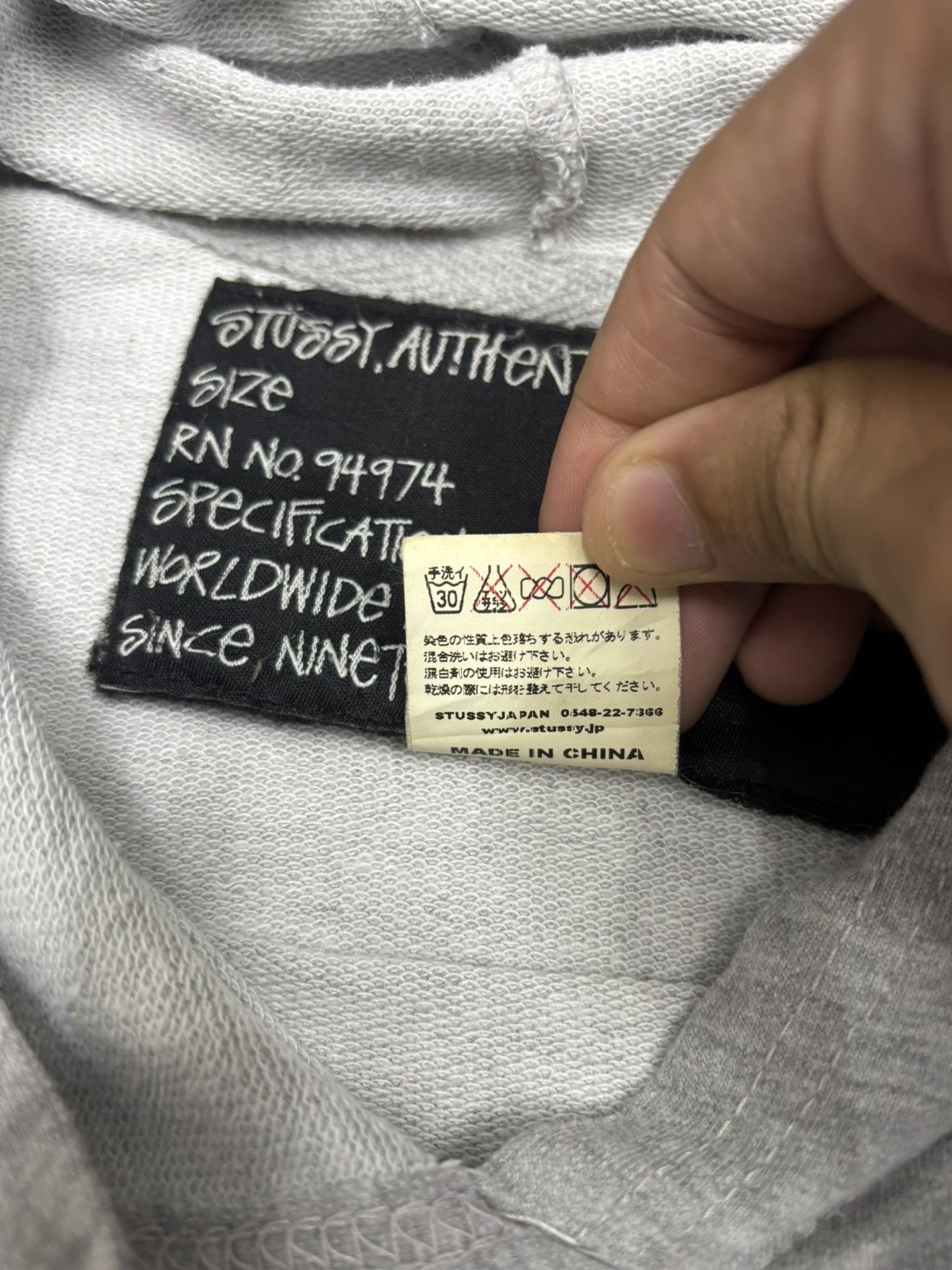 Stussy 🔥STUSSY THRASHED DISTRESSED PLAIN HOODIES Size US M / EU 48-50 / 2 - 8 Thumbnail