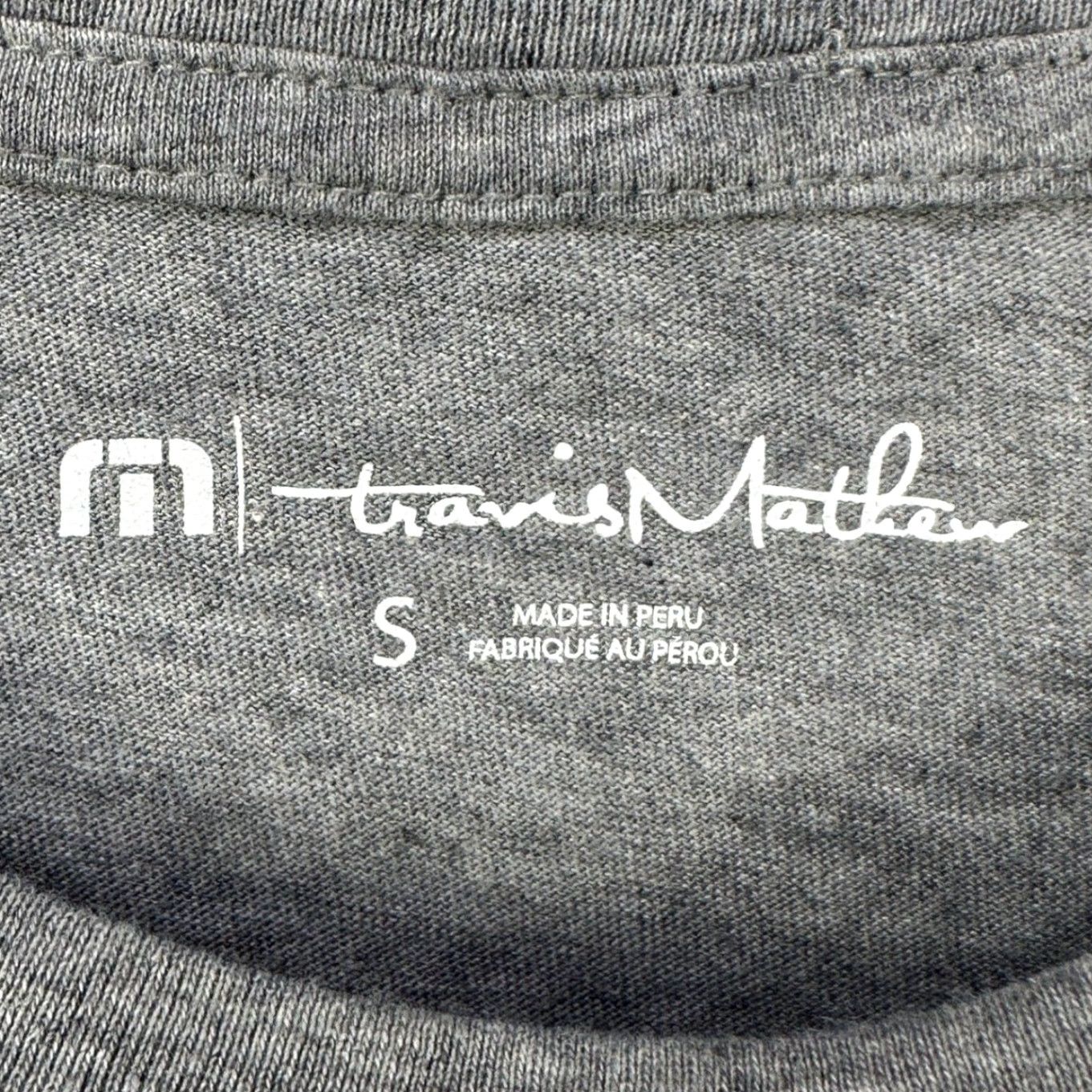 TravisMathew Travis Mathew Pima Cotton T-Shirt Short Sleeve Tee Mens Small Gray Crewneck Golf Size US S / EU 44-46 / 1 - 4 Thumbnail