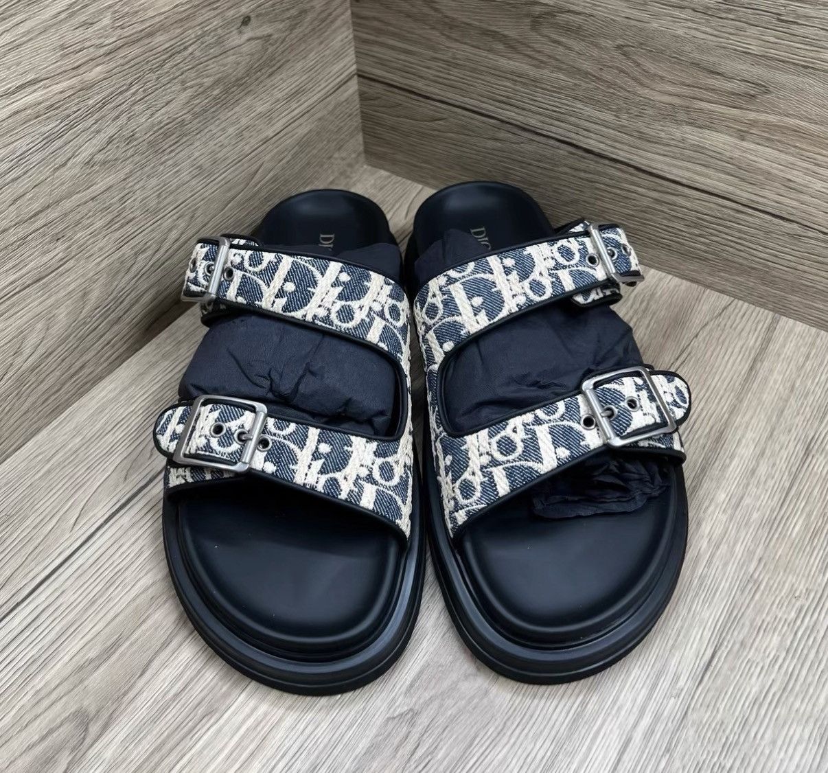 Dior Dior 25FW Oblique Slide Sandals J41 Size US 10 / EU 43 - 2 Thumbnail
