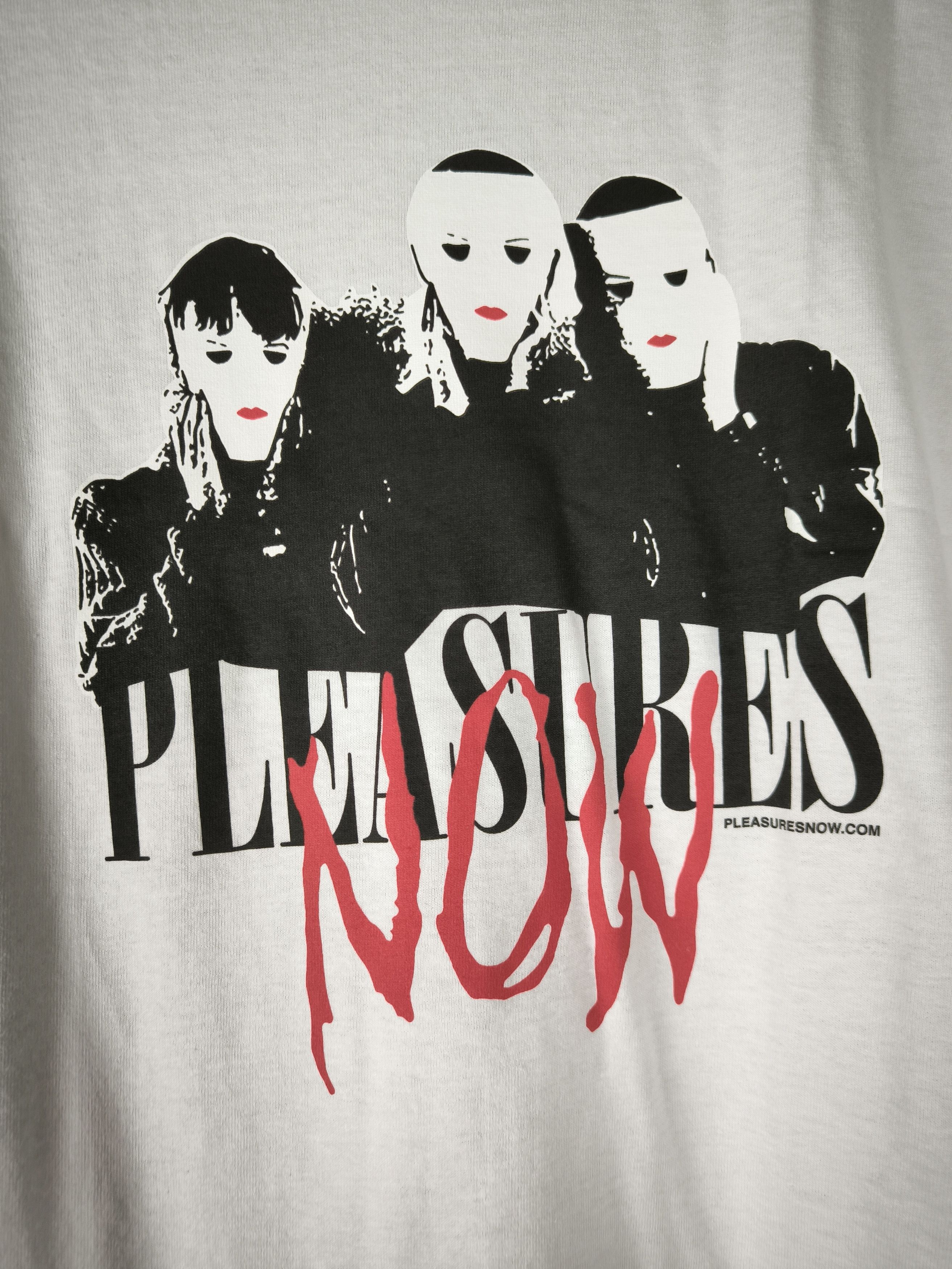 Pleasures Masks White Tee Size US M / EU 48-50 / 2 - 4 Thumbnail