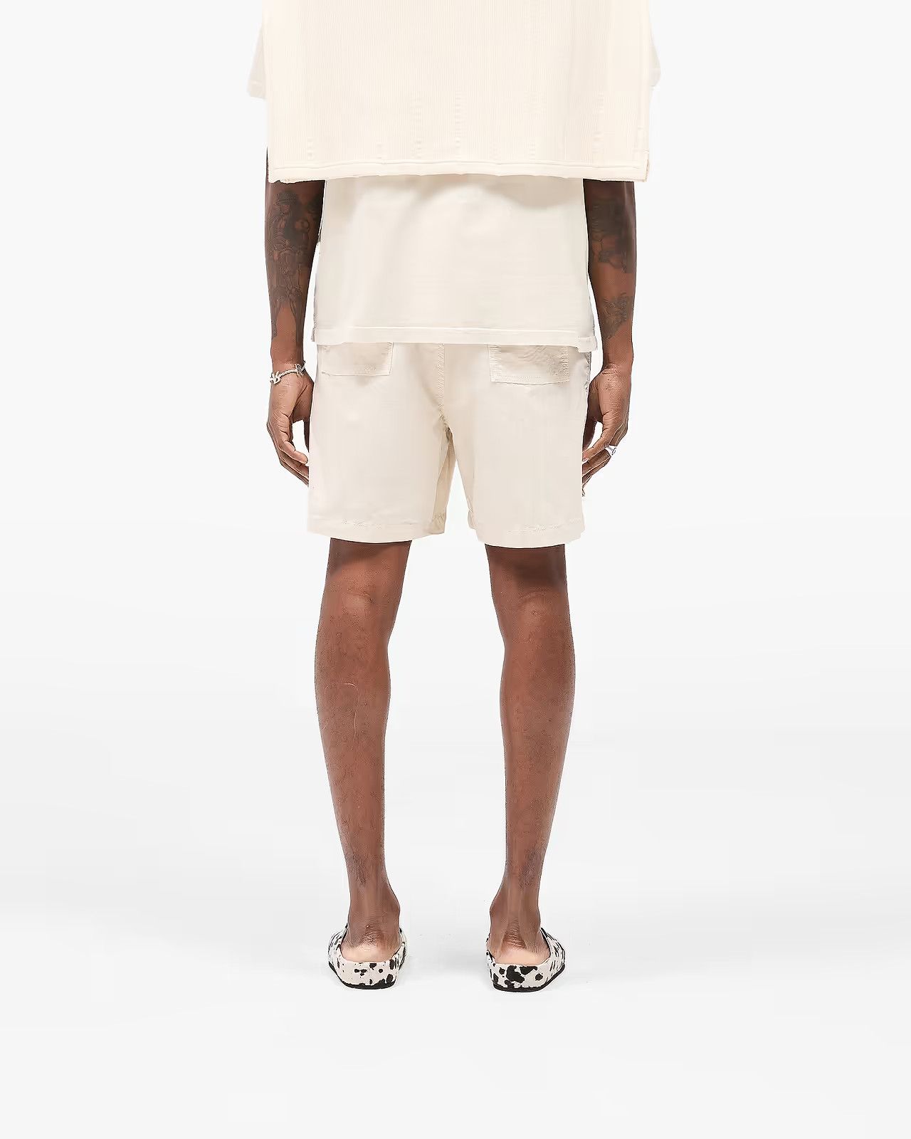 Represent Clo. o1mle1125 Front Pocket Cargo Short in Neutrals Size US 34 / EU 50 - 4 Thumbnail
