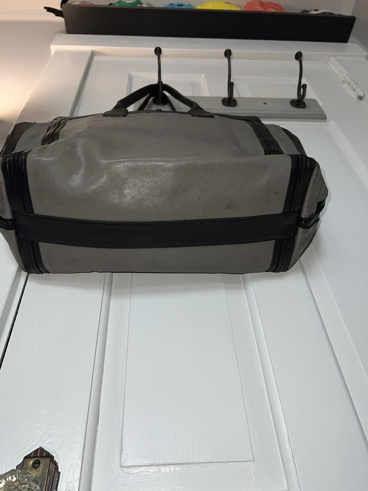 Chloe Vintage Allison Two Tone Leather Tote Bag