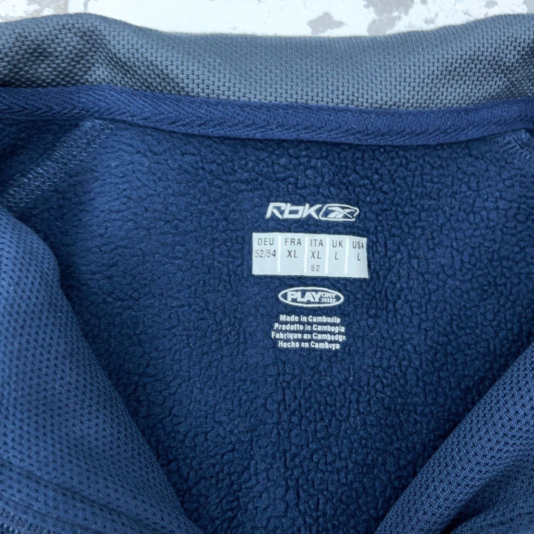 Reebok Reebok Sweatshirt Men L Blue Size US L / EU 52-54 / 3 - 5 Thumbnail