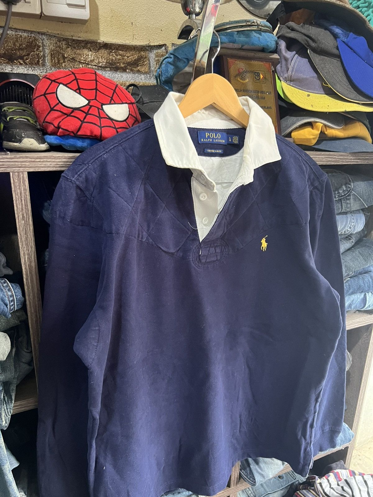 Polo Ralph Lauren 🔥Polo Ralph Lauren Long Sleeve Rugby Shirt Size US L / EU 52-54 / 3 - 8 Thumbnail