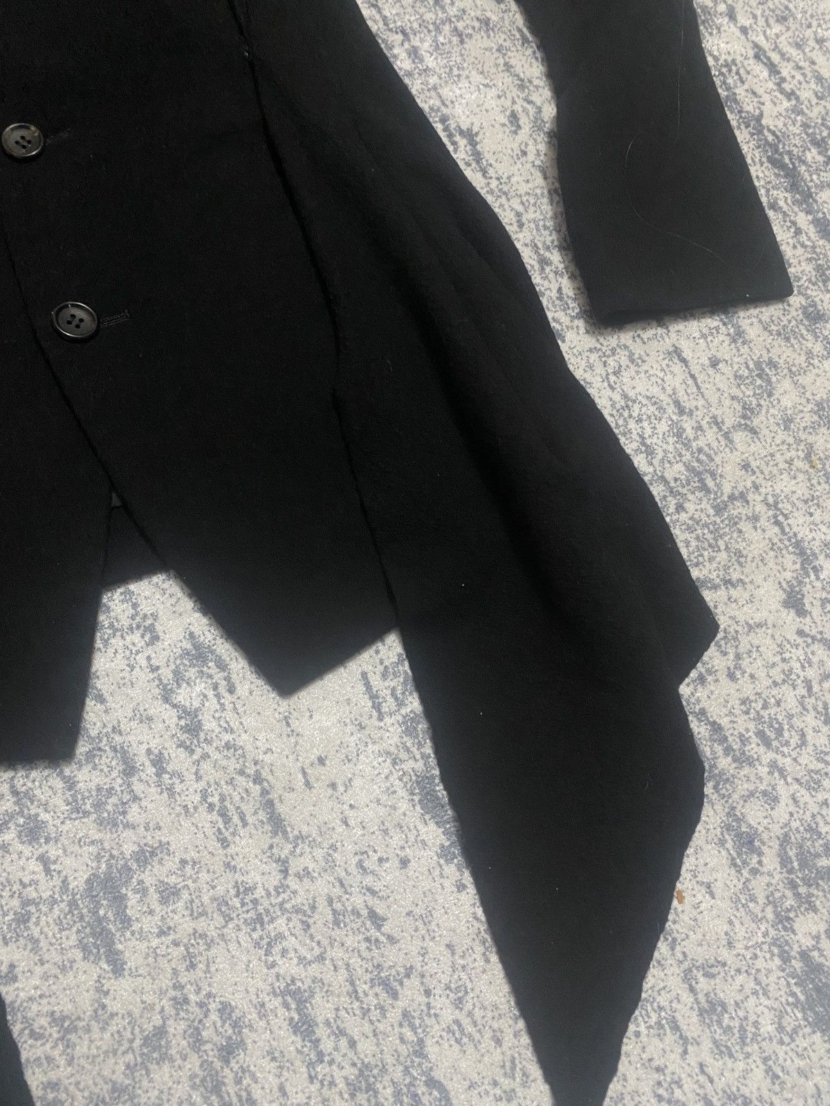 Japanese Brand Women wool Blazer yohji yamamoto japan noir ss10 Size XS / US 0-2 / IT 36-38 - 10 Thumbnail
