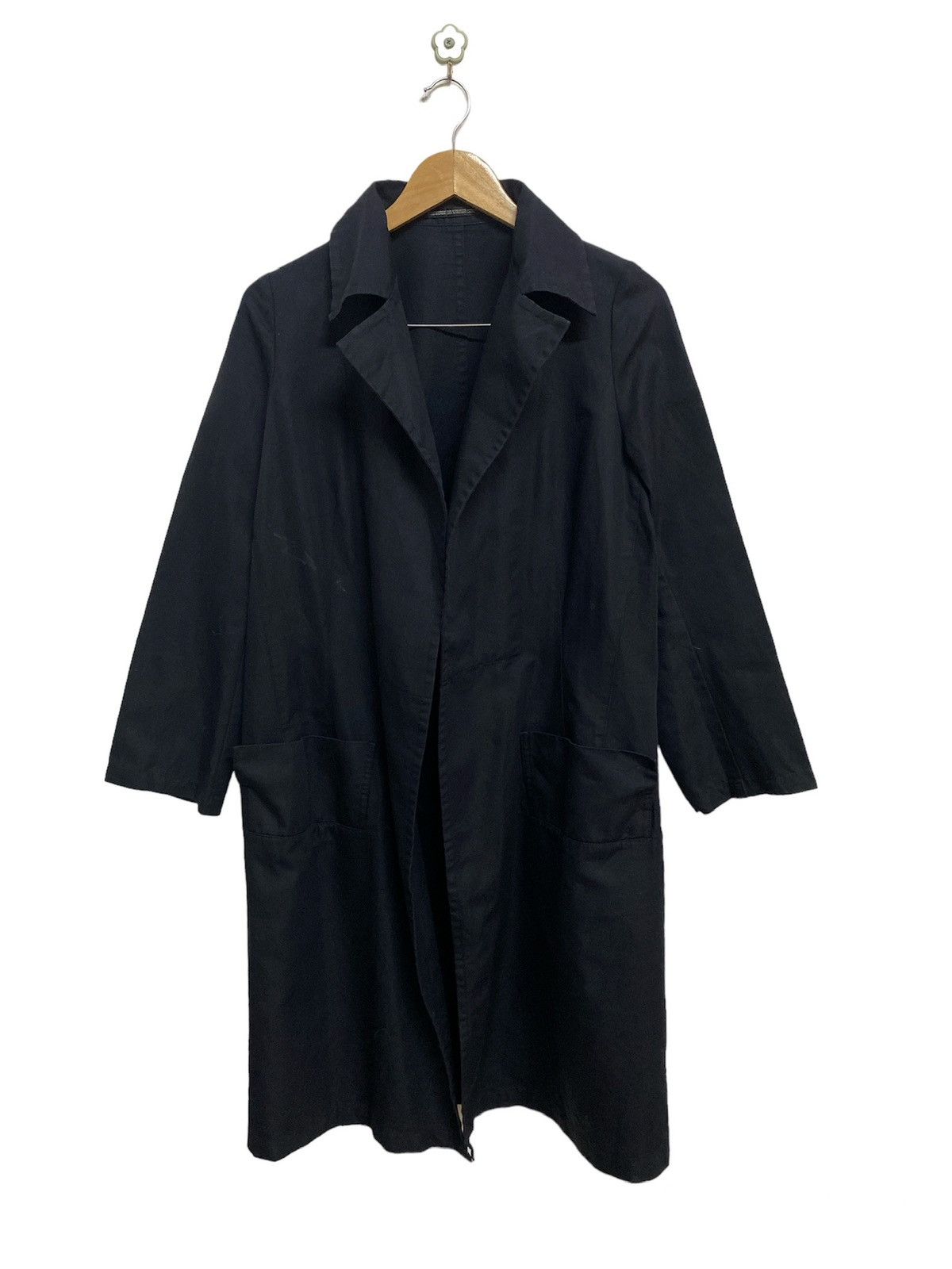 Yohji Yamamoto Vintage Yohji Yamamoto Y's Ramie Long Coat/ Jacket Size US M / EU 48-50 / 2 - 4 Thumbnail