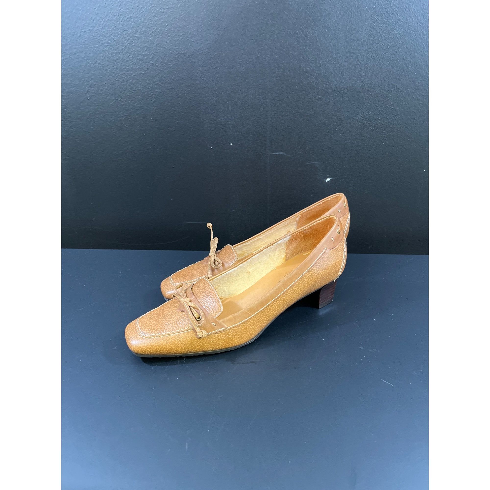Talbots Talbots Women's Brown Shoes/Heeled Loafers Size 5B SKU 5377 Size US 5 / IT 35 - 3 Thumbnail