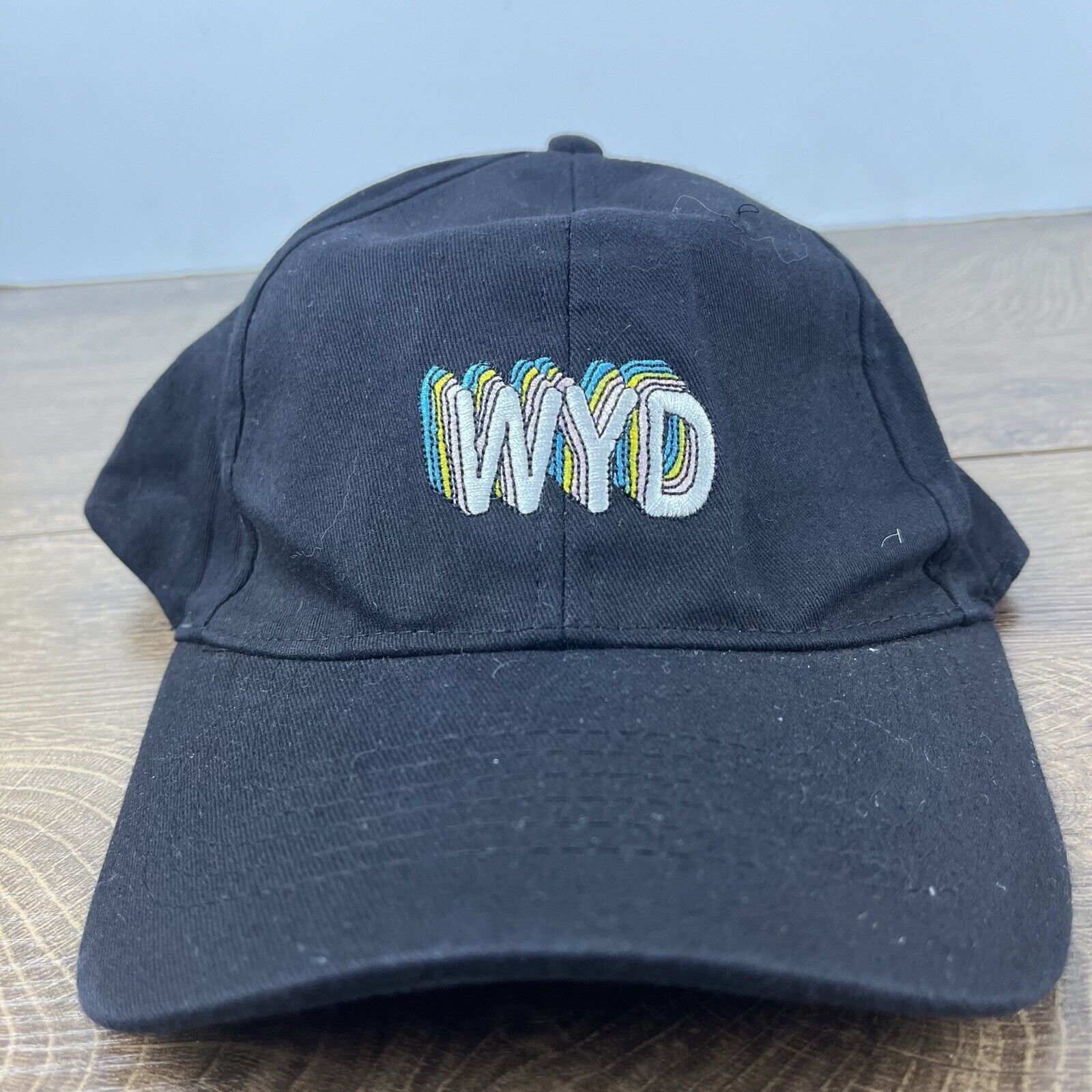 Other WYD Hat What Are You Doing Hat Black Adjustable Hat Black Ad Size ONE SIZE - 1 Thumbnail