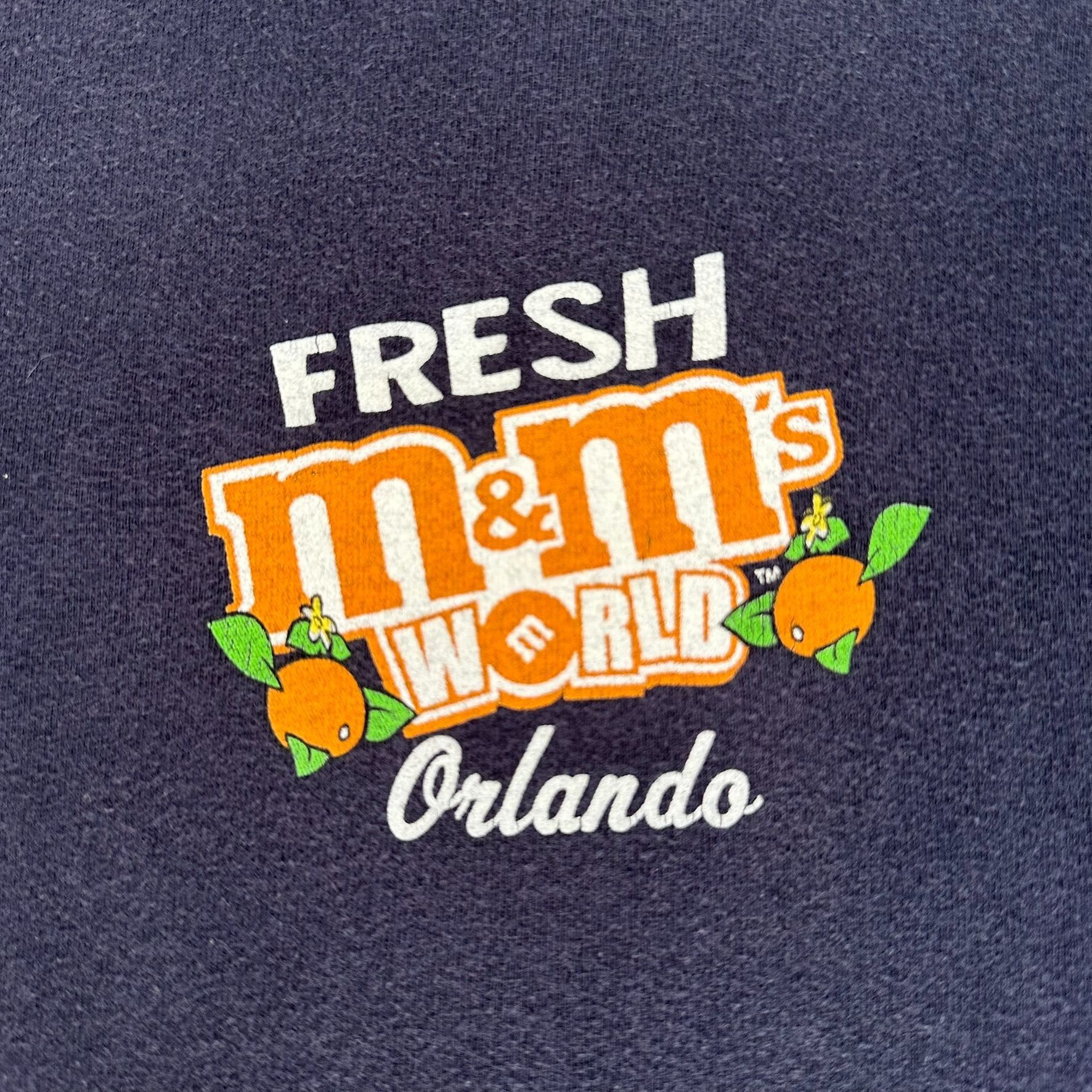 Vintage Vintage Y2K M&M's World Orlando T-Shirt Funny Florida Orange Size US L / EU 52-54 / 3 - 6 Thumbnail