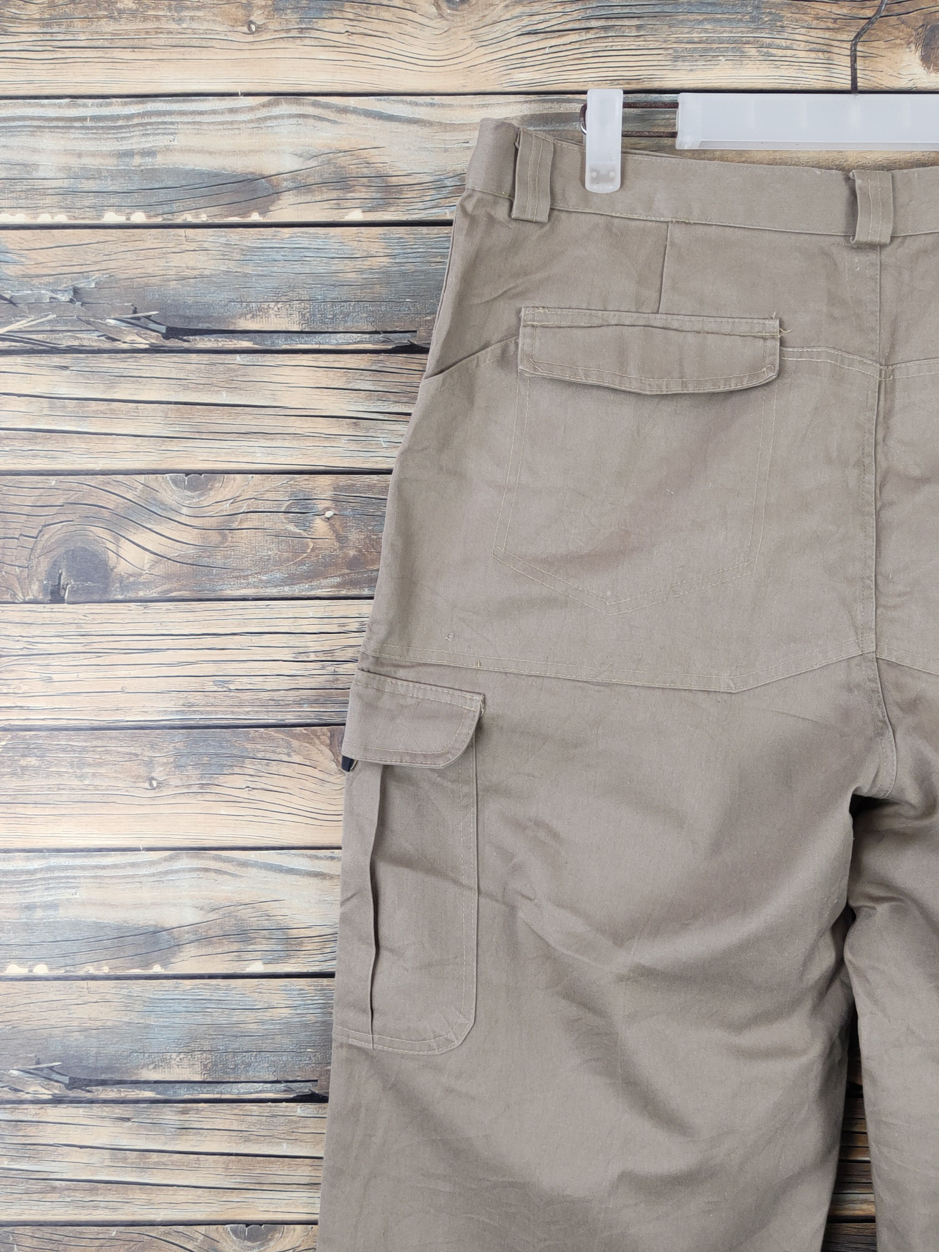 Japanese Brand Golf Master Brown Multipocket Tactical Cargo Pants #W1832 Size US 36 / EU 52 - 9 Thumbnail