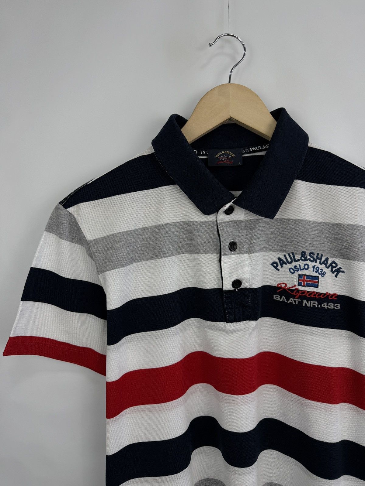 Paul & Shark 🇳🇴 Paul & Shark Yachting Oslo Polo T-Shirt Rare Retro Y2K Size US S / EU 44-46 / 1 - 3 Thumbnail