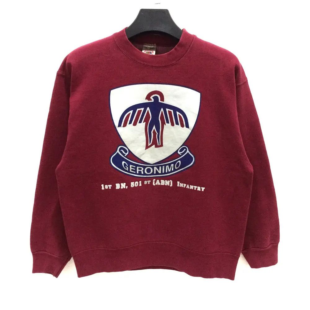 Vintage Vintage Soldier Infantry Sweatshirt Size US M / EU 48-50 / 2 - 1 Thumbnail