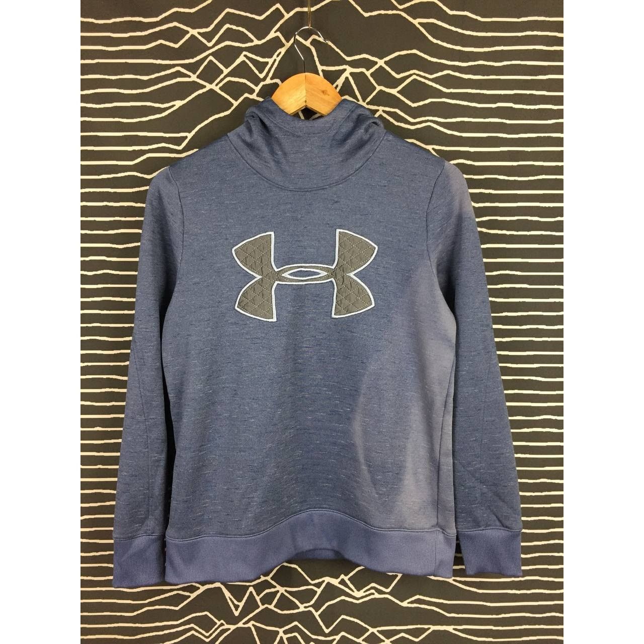 Under Armour × Vintage Under Armour Storm ColdGear Big Logo Pullover Hoodie Size US S / EU 44-46 / 1 - 1 Thumbnail