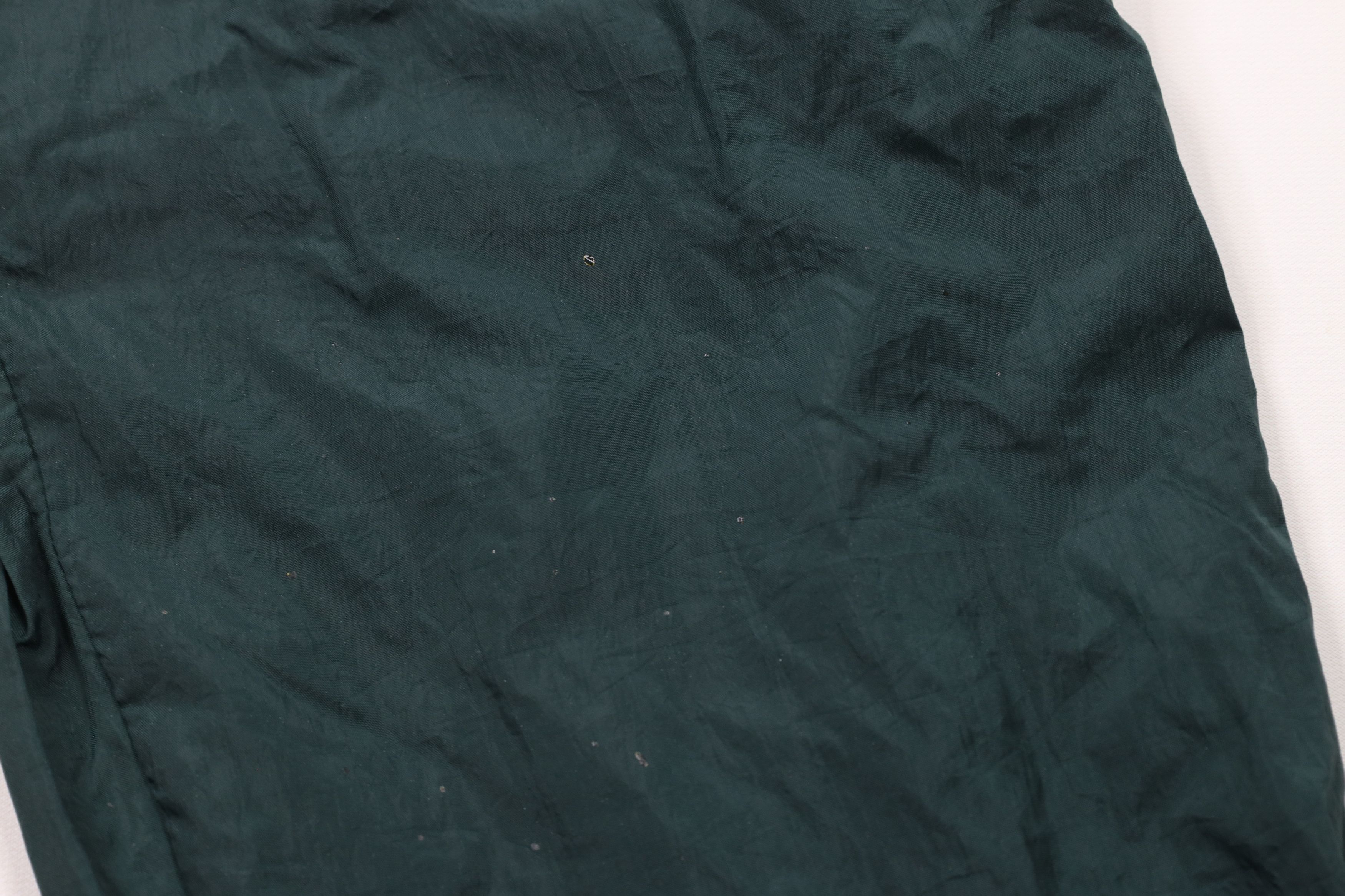 Vintage Vintage 90s Streetwear Blank Lined Nylon Joggers Pants Green Size US 38 / EU 54 - 5 Thumbnail