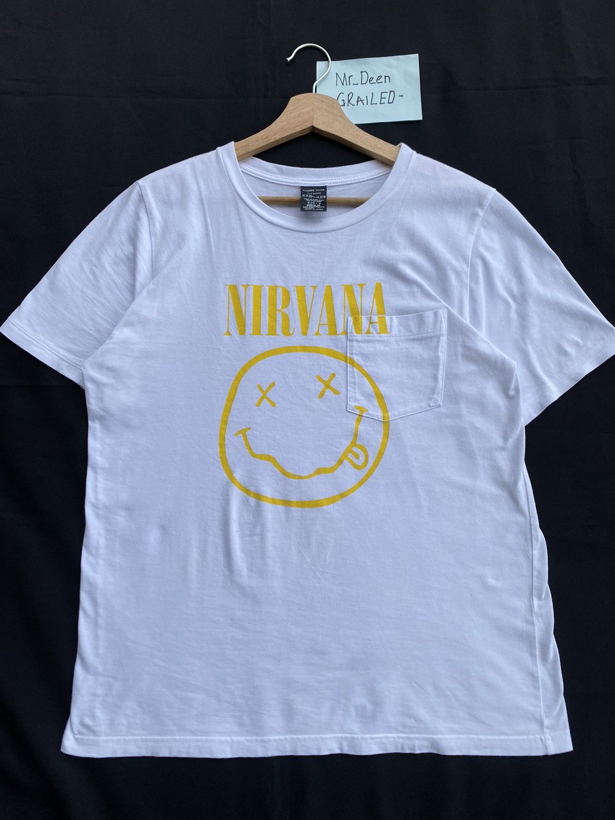 Number (N)ine Rare Number Nine x Nirvana Yellow Smiley Tshirt Size US M / EU 48-50 / 2 - 5 Thumbnail