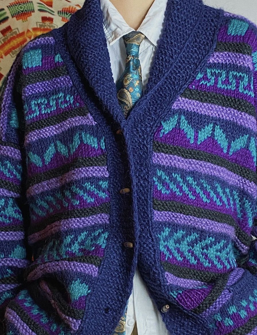 Other Vintage Handmade 100% Wool Sweater – Size L Size US L / EU 52-54 / 3 - 1 Thumbnail