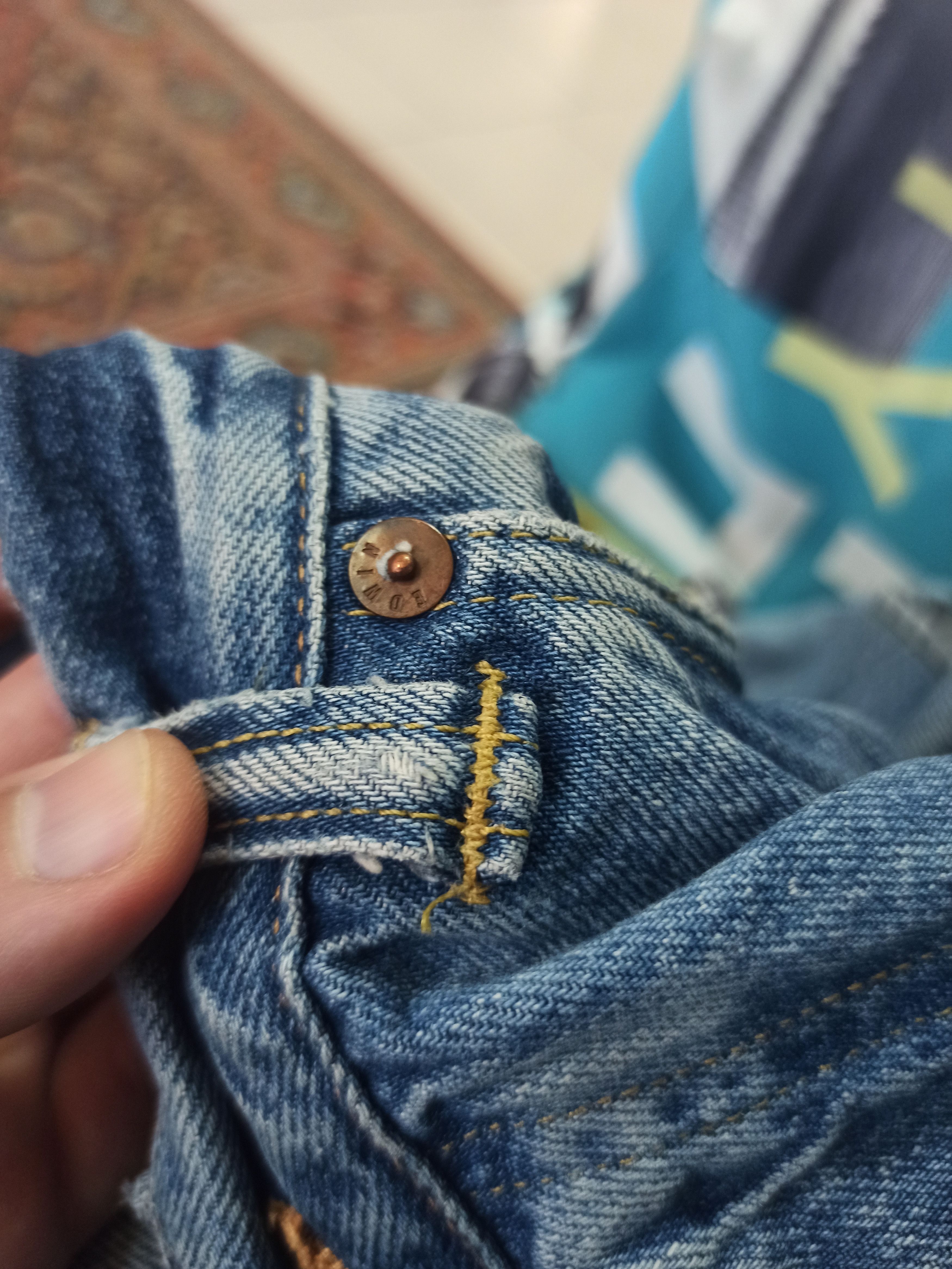 Edwin × Japanese Brand × Vintage Selvadge Edwin vintage denim pants Size US 34 / EU 50 - 2 Thumbnail
