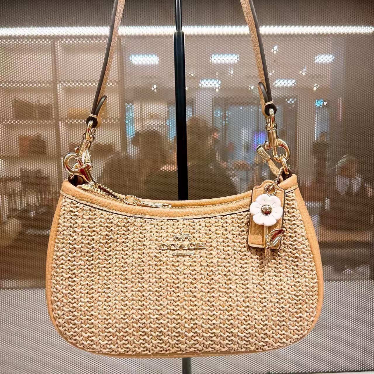 Coach NWT Coach Teri Mini Crossbody Bag CDW66 Toast Size ONE SIZE - 1 Thumbnail