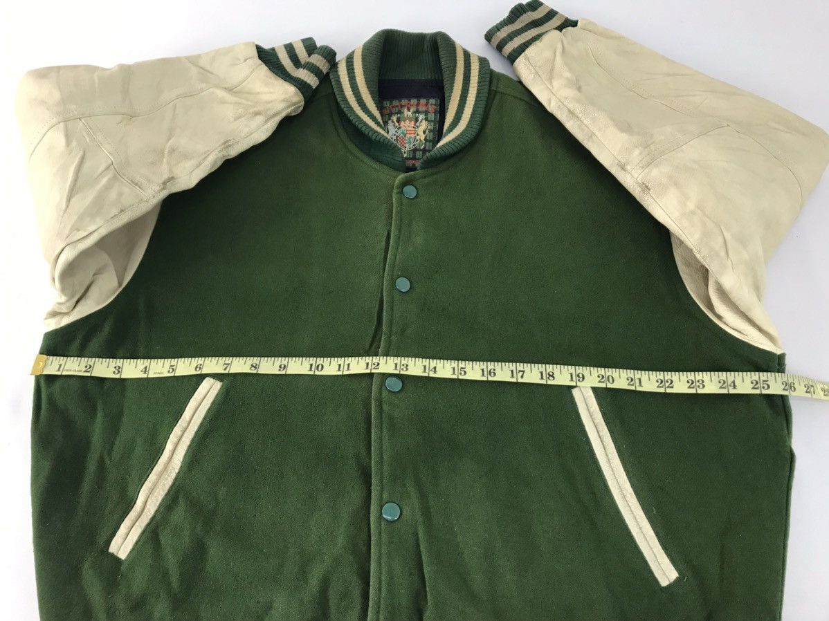 Leather 90s Attribis Traditional Sport Jacket Leather Sleeve Quilted Size US L / EU 52-54 / 3 - 10 Thumbnail