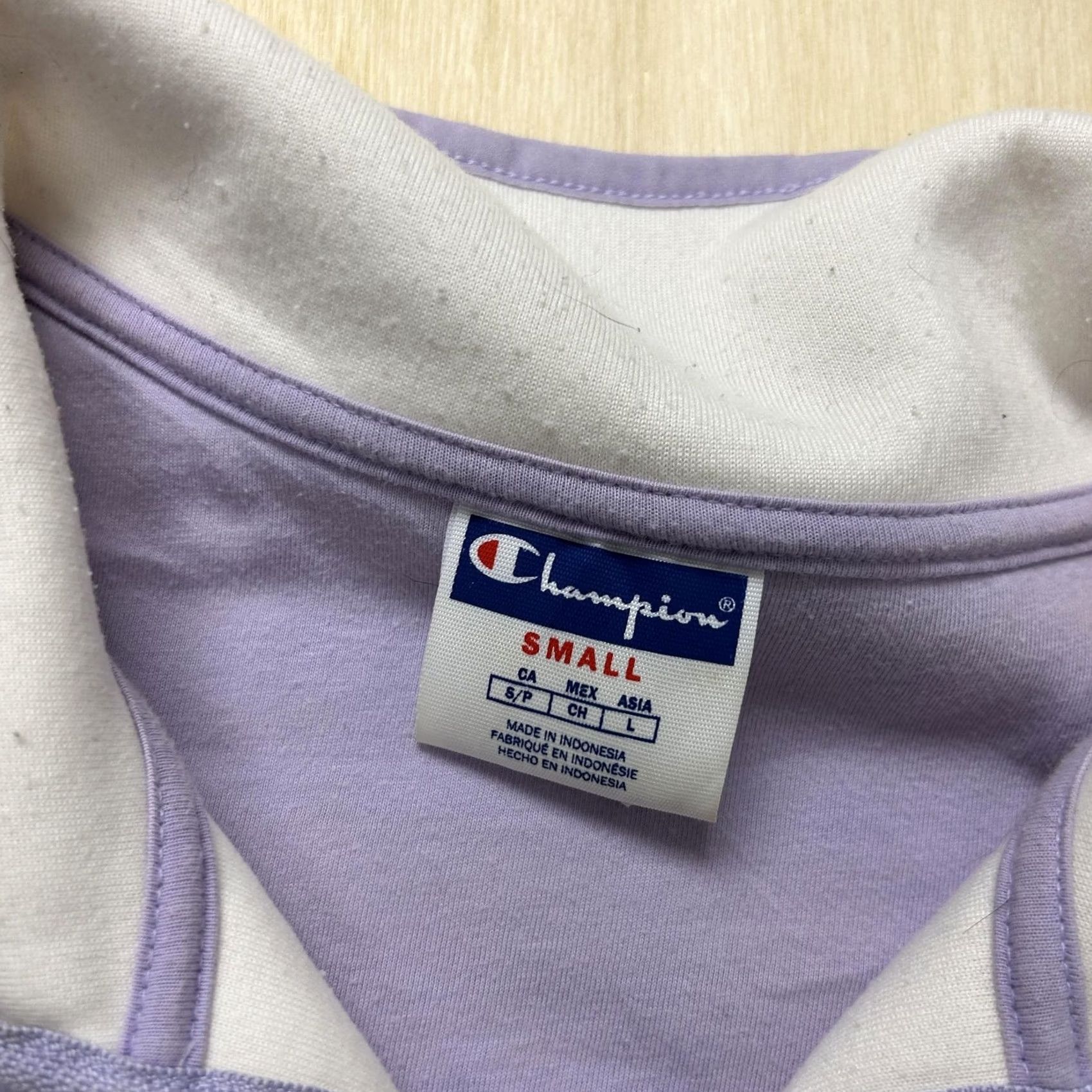 Champion Champion Sweatshirt Womens Small White Fleece 1/4 Zip Mock Neck Pullover Top Size S / US 4 / IT 40 - 5 Thumbnail