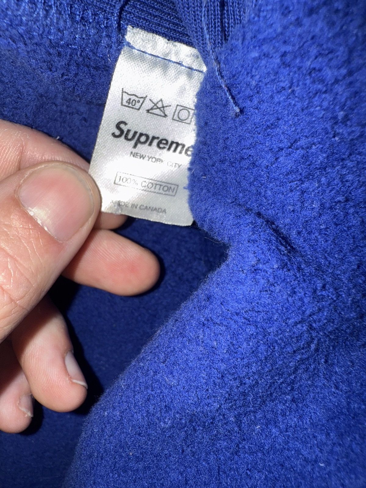 Supreme Supreme Box Logo Hoodie Royal Blue 🔥Rare Grail🔥 Size US L / EU 52-54 / 3 - 4 Thumbnail