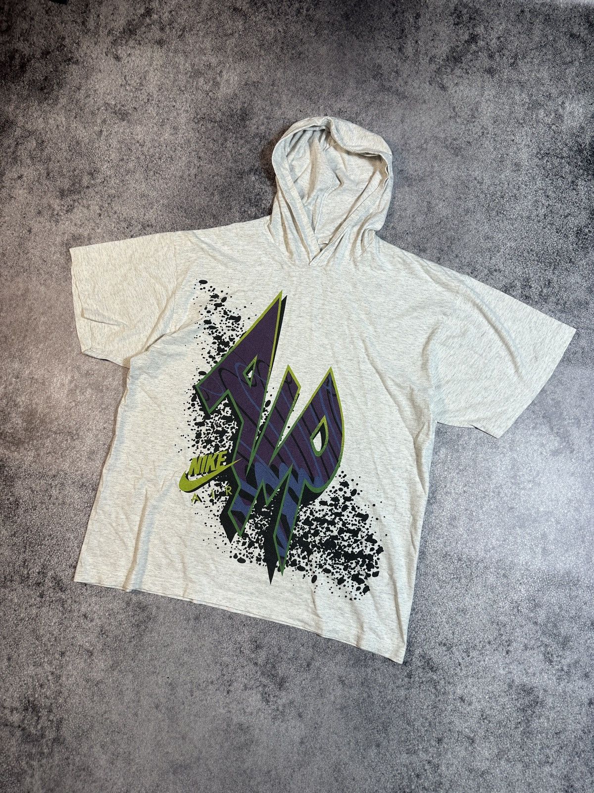 Nike × Vintage Vintage Nike Air Big Logo T-shirt Hoodie Streetwear Baggy L Size US L / EU 52-54 / 3 - 1 Thumbnail