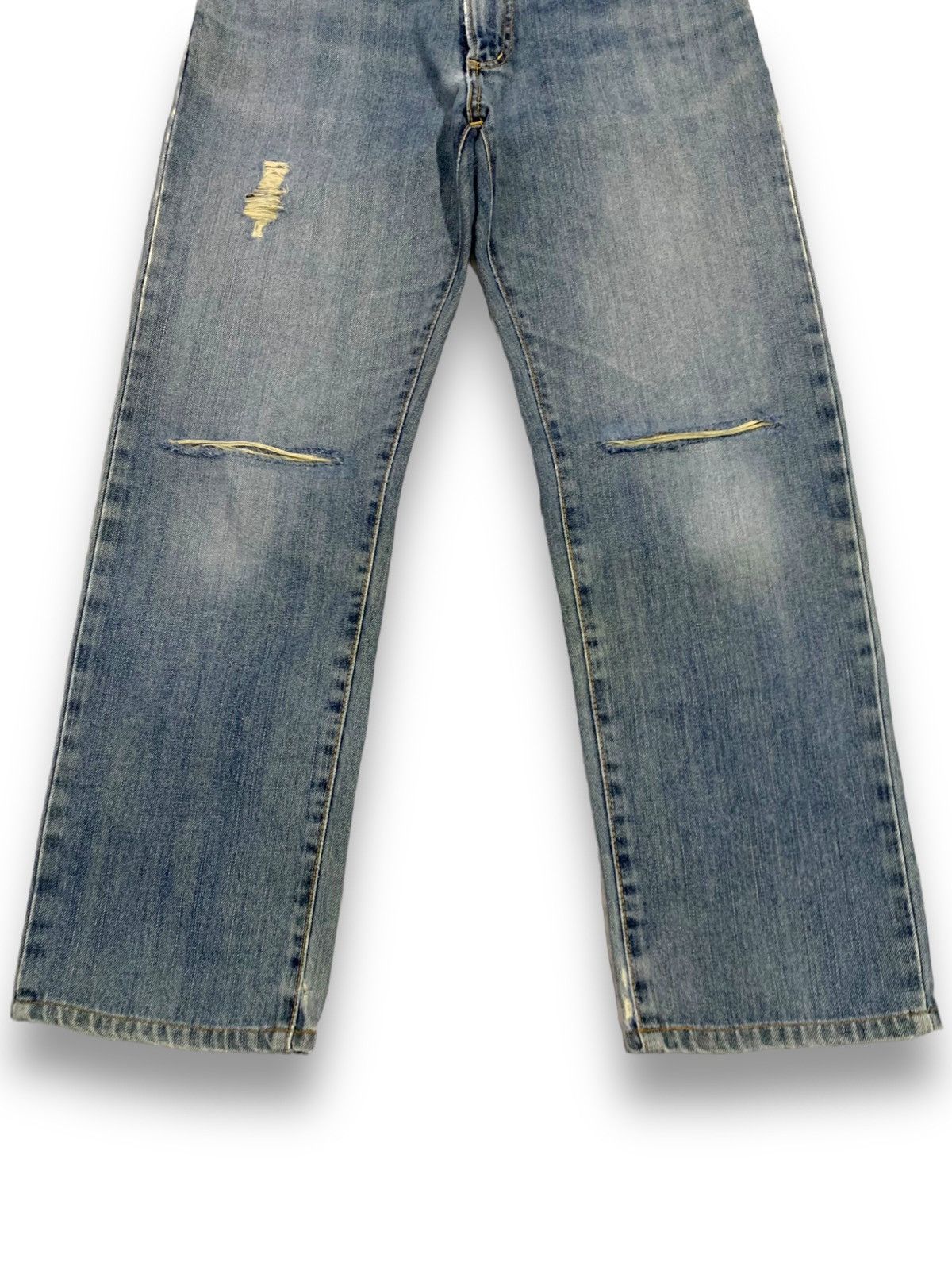 Edwin Vintage Edwin 404 Straight Leg Distressed Grunge Jeans Size US 31 - 8 Thumbnail