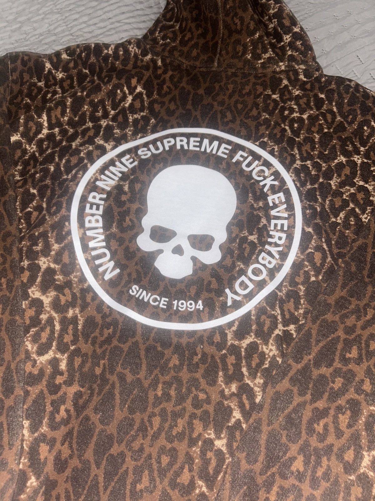 Number (N)ine × Supreme Supreme number nine hooded sweatshirt leopard 2XL Size US XXL / EU 58 / 5 - 3 Thumbnail