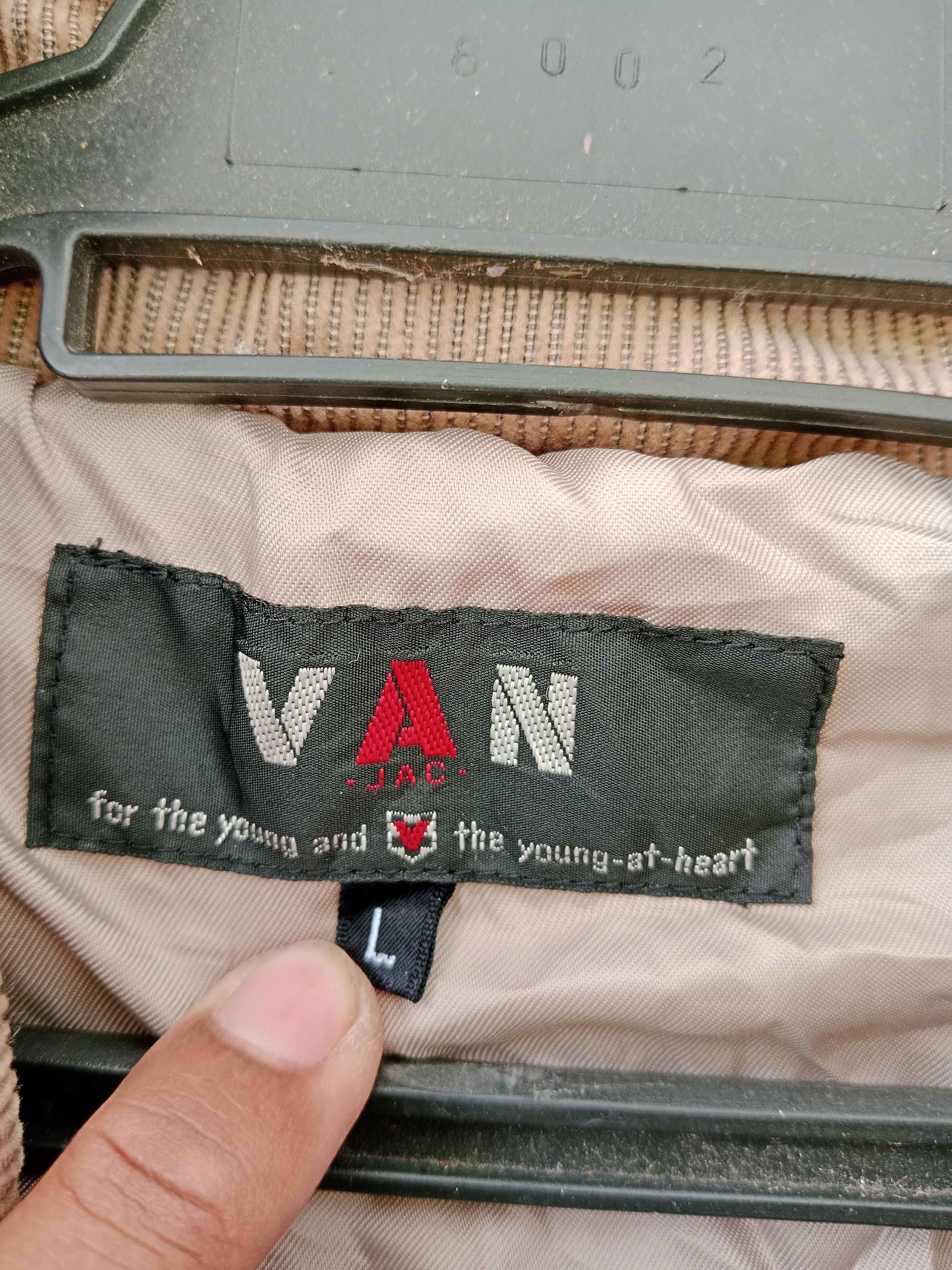 Van VAN JAC Corduroy Jacket With Pocket Nice Style Size US L / EU 52-54 / 3 - 9 Thumbnail
