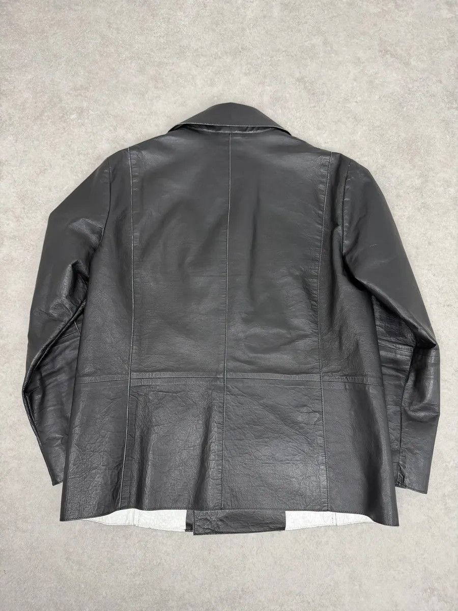 Emporio Armani SS2013 Emporio Armani Black Eroded Blazer Officer Jacket Size US M / EU 48-50 / 2 - 2 Thumbnail