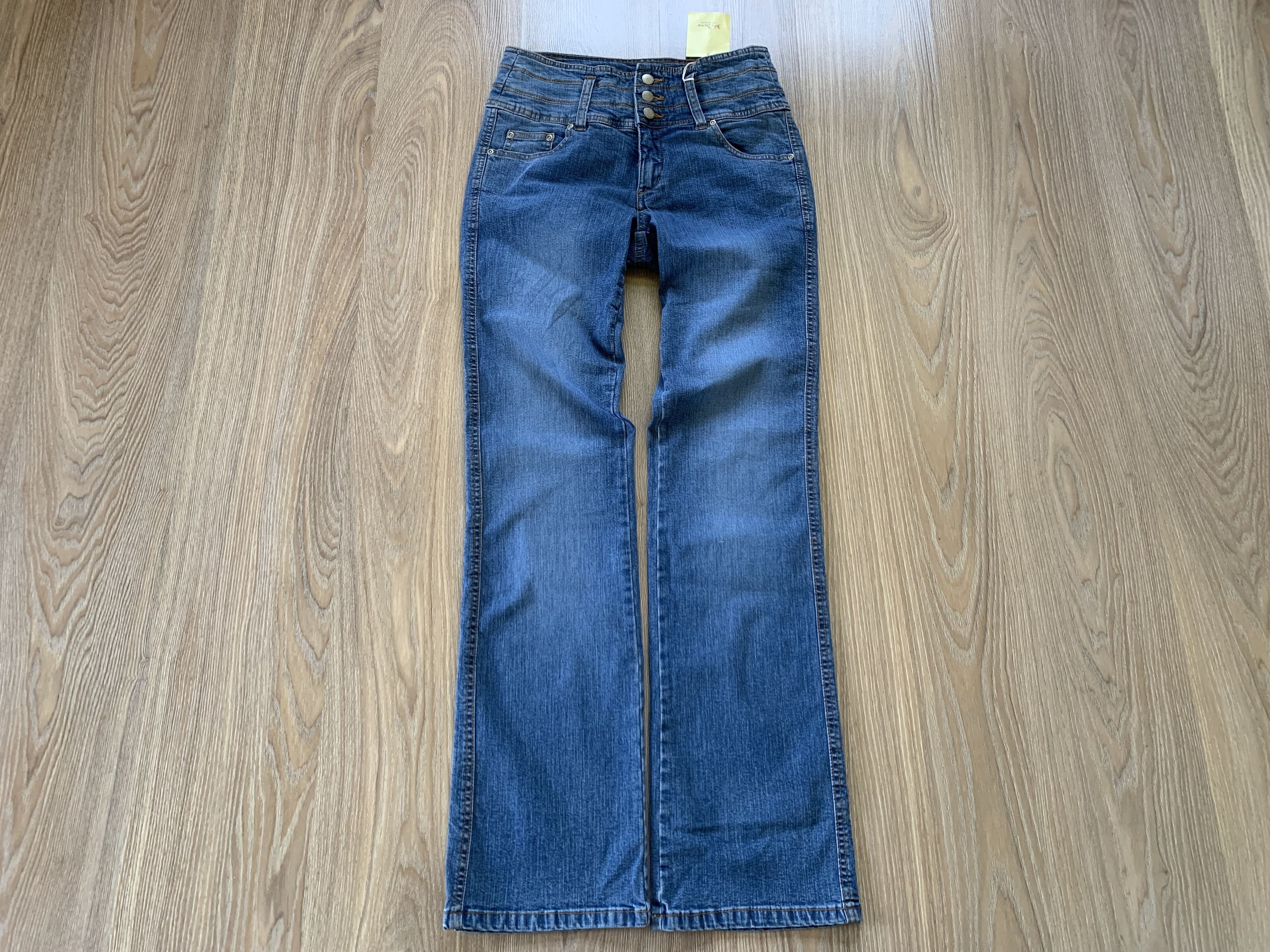 John Baner John Baner Womens High Waist Bell Bottom Jeans Size 27" / US 4 / IT 40 - 2 Thumbnail