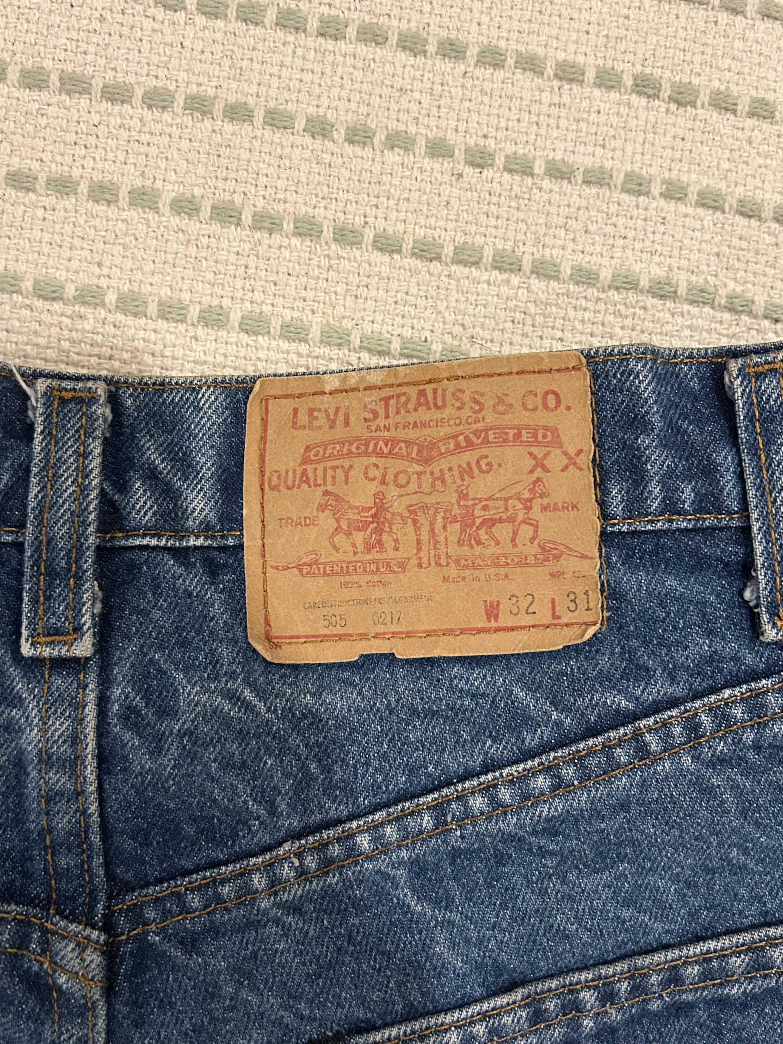 Levi's Vintage Clothing RARE MINT Vintage Levi's 90s 505 Jeans - 32x30 Size US 32 / EU 48 - 4 Thumbnail