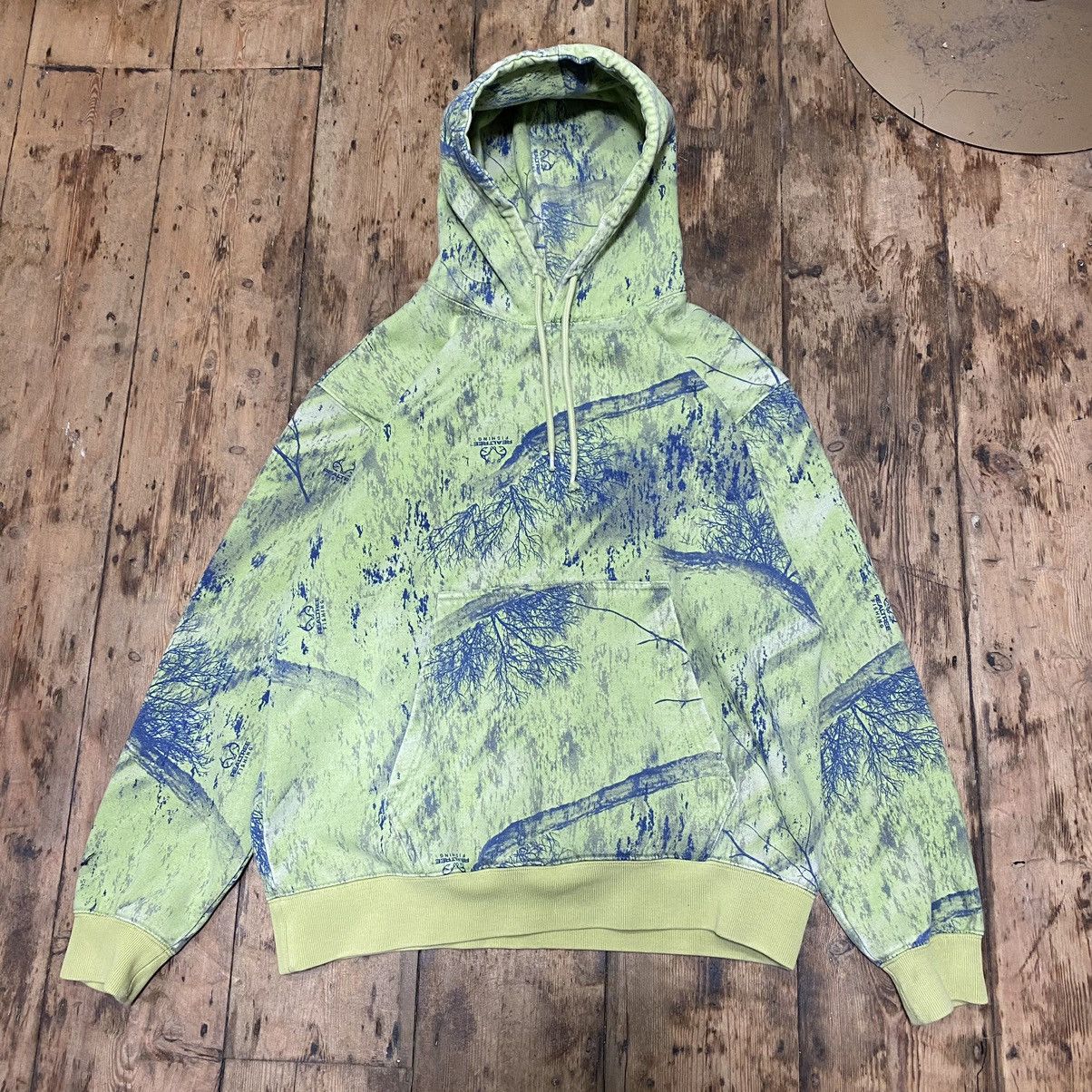 Palace green hoodie hotsell