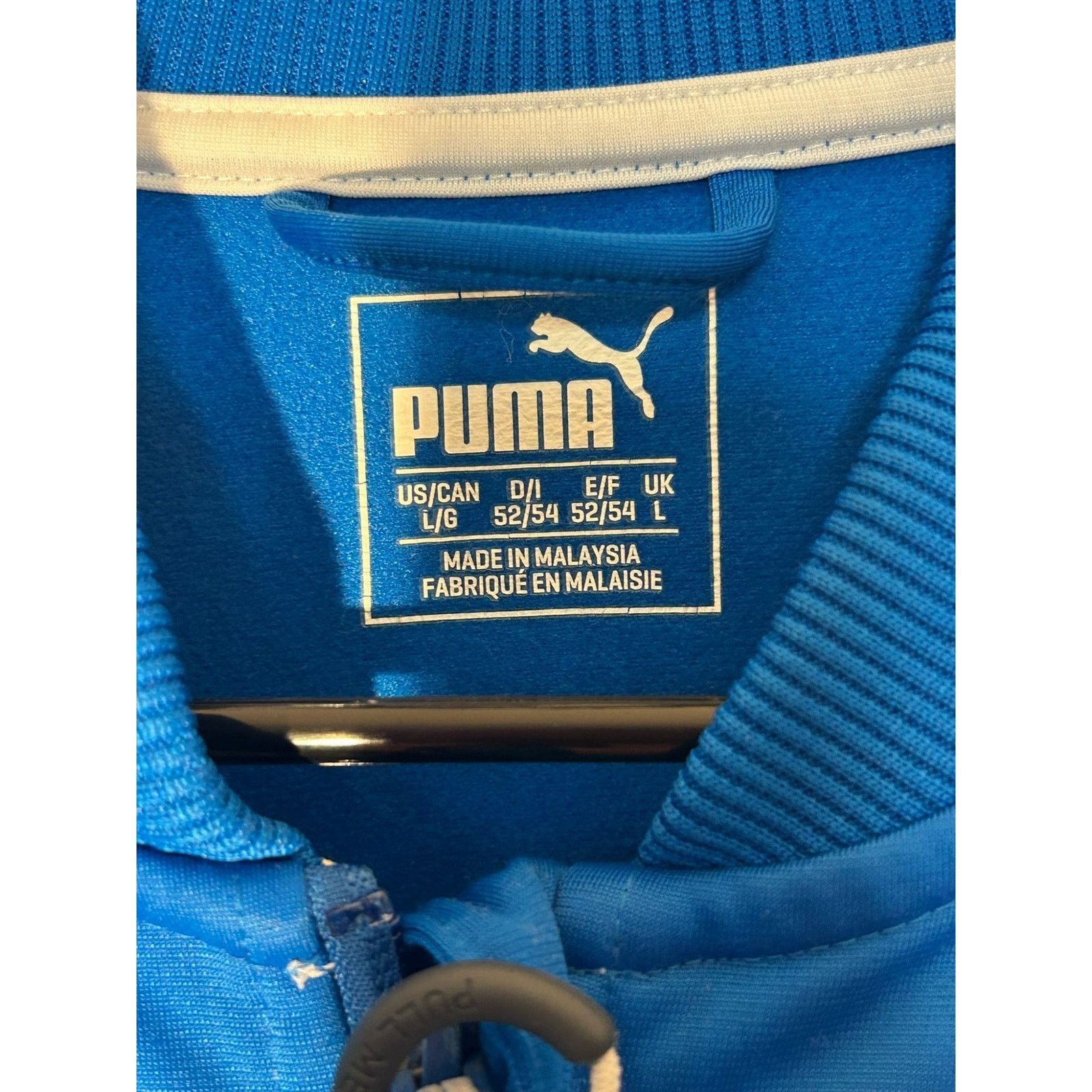 Puma Men's Albion SC Las Vegas Puma Full Zip Jacket - Blue Size US L / EU 52-54 / 3 - 6 Thumbnail