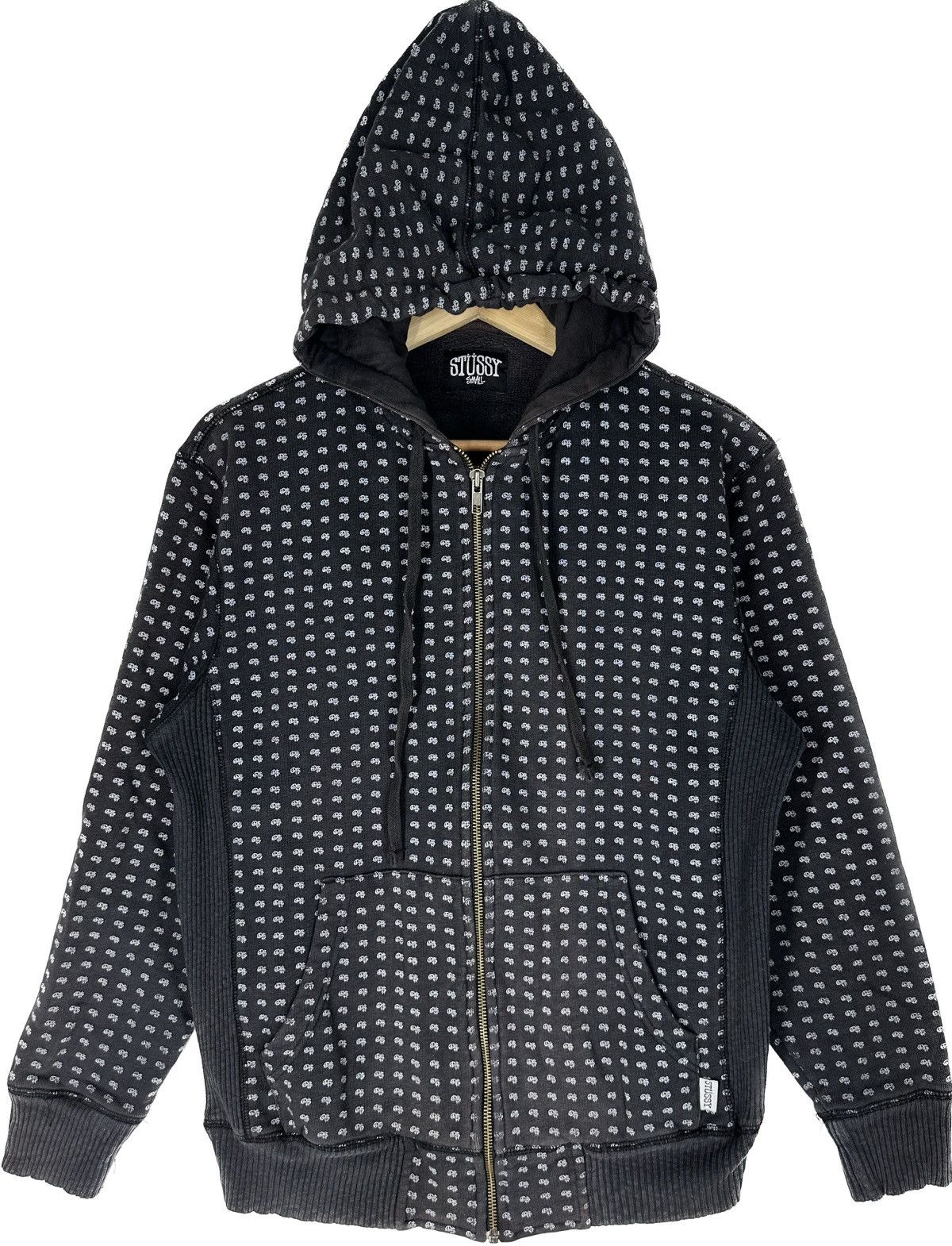 Stussy Vintage 2000s Stussy X Futura All Over Print Hoodie | Grailed