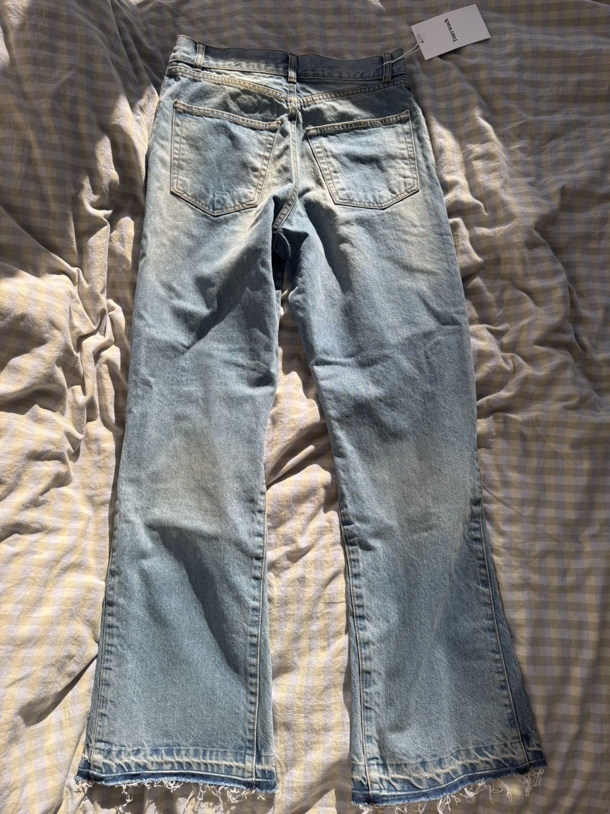 TONYWACK Blue Flared-Leg Reconstructed Jeans Size US 28 / EU 44 - 6 Thumbnail