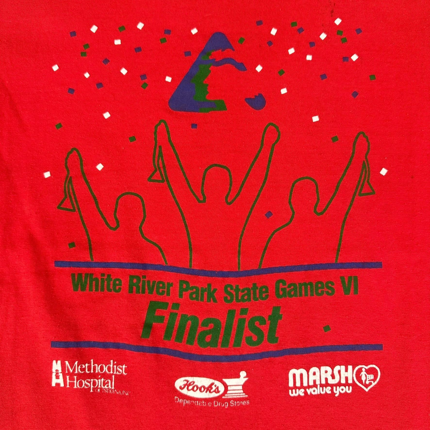 Vintage Vintage 80s Indiana Athletic Finalist T-Shirt Single Stitch Size US M / EU 48-50 / 2 - 2 Thumbnail