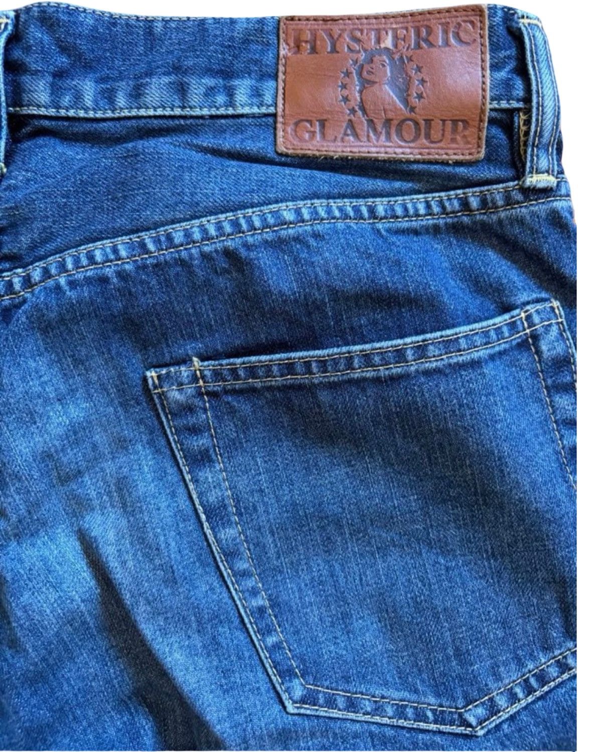 Hysteric Glamour Distressed Studded Indigo Denim Jeans Size US 32 / EU 48 - 7 Thumbnail