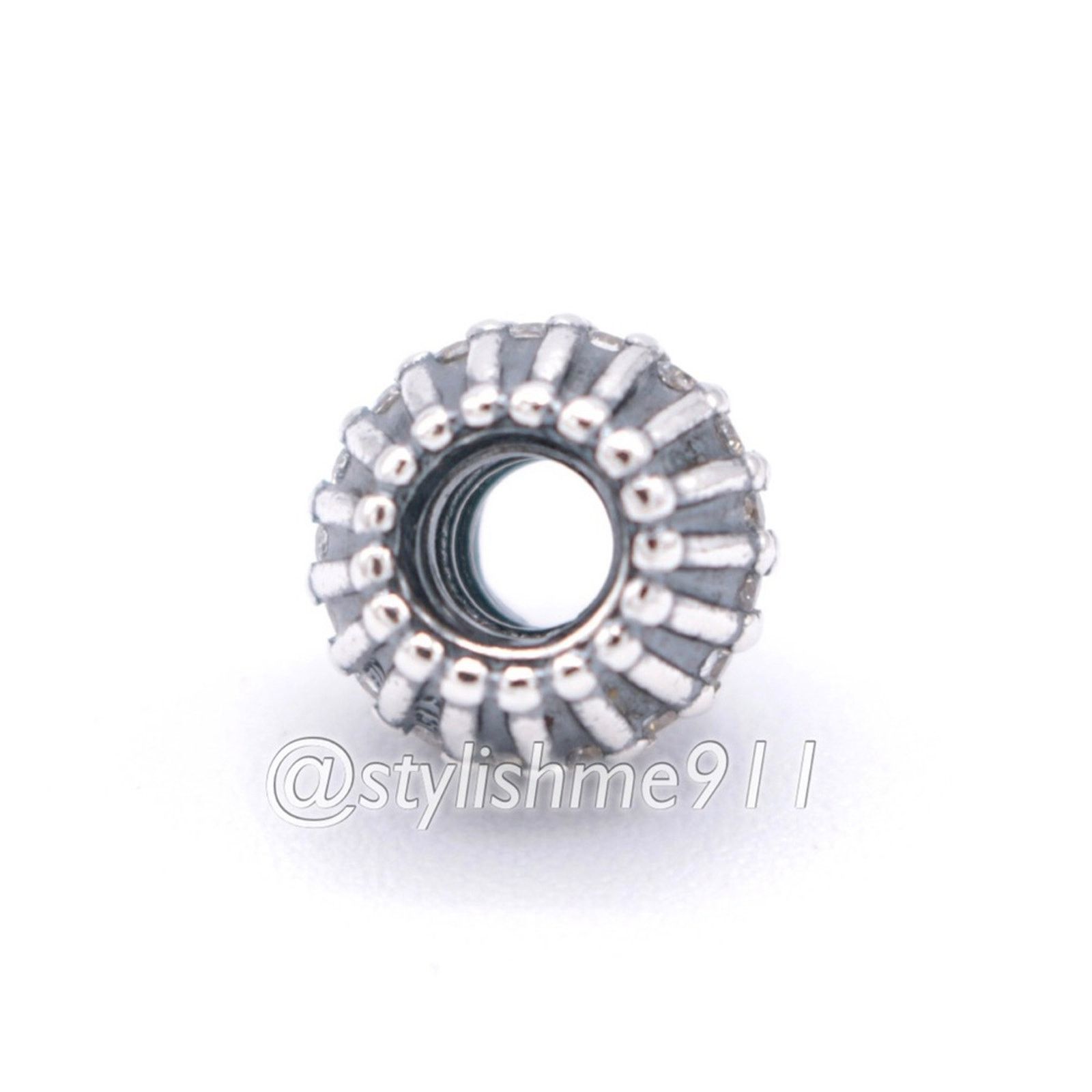 pandora Authentic PANDORA Show Stopper with Black CZ Charm Size ONE SIZE - 7 Thumbnail